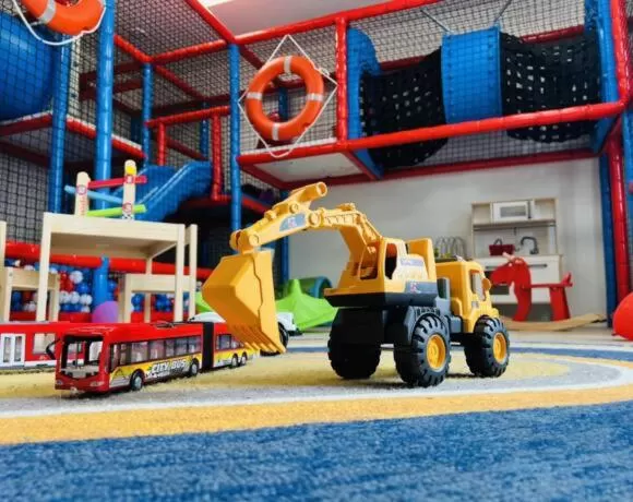 Children play ground in FACTORY RESORT wellness & spa