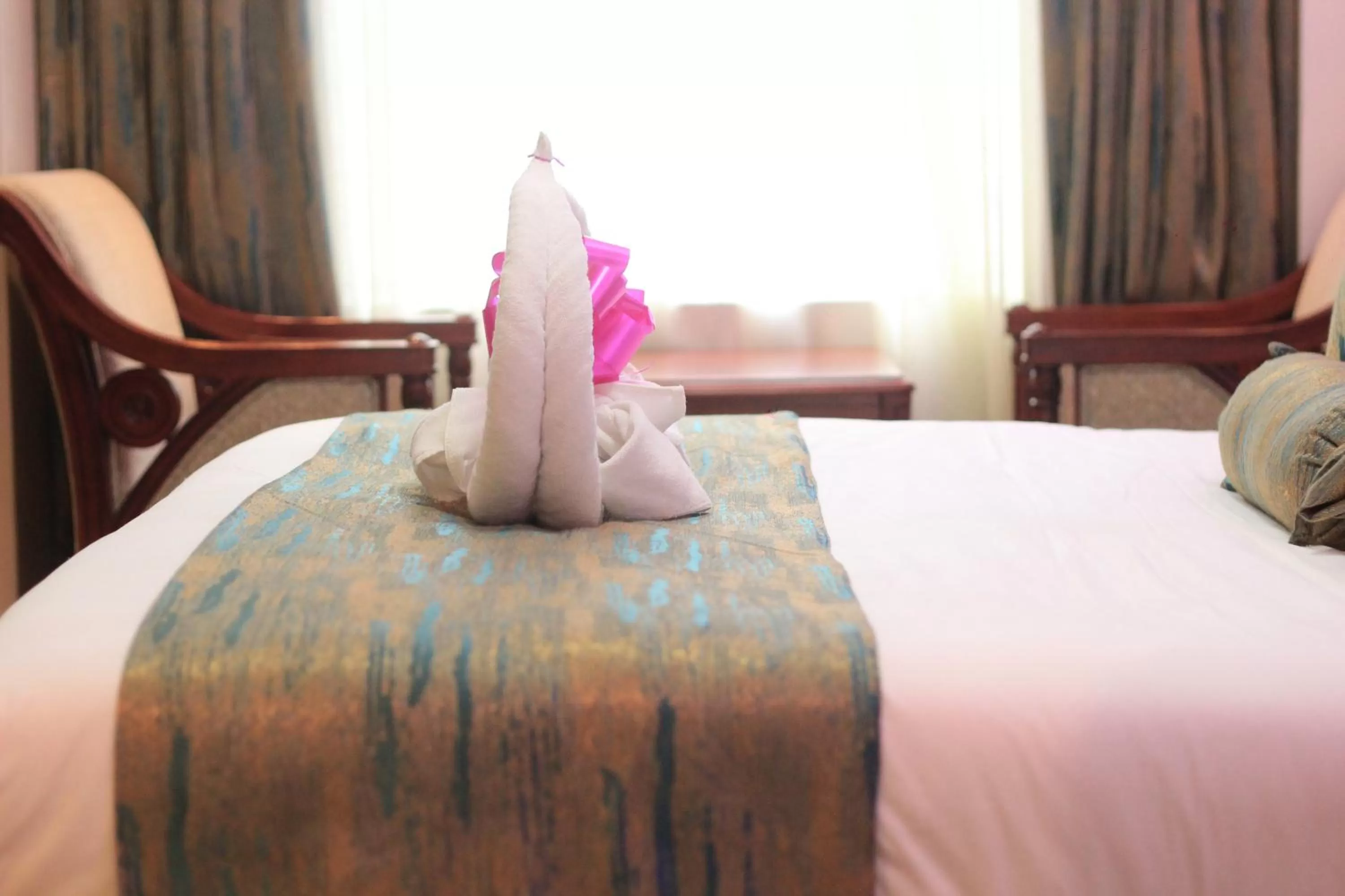 Bed in Vickmark Hotel