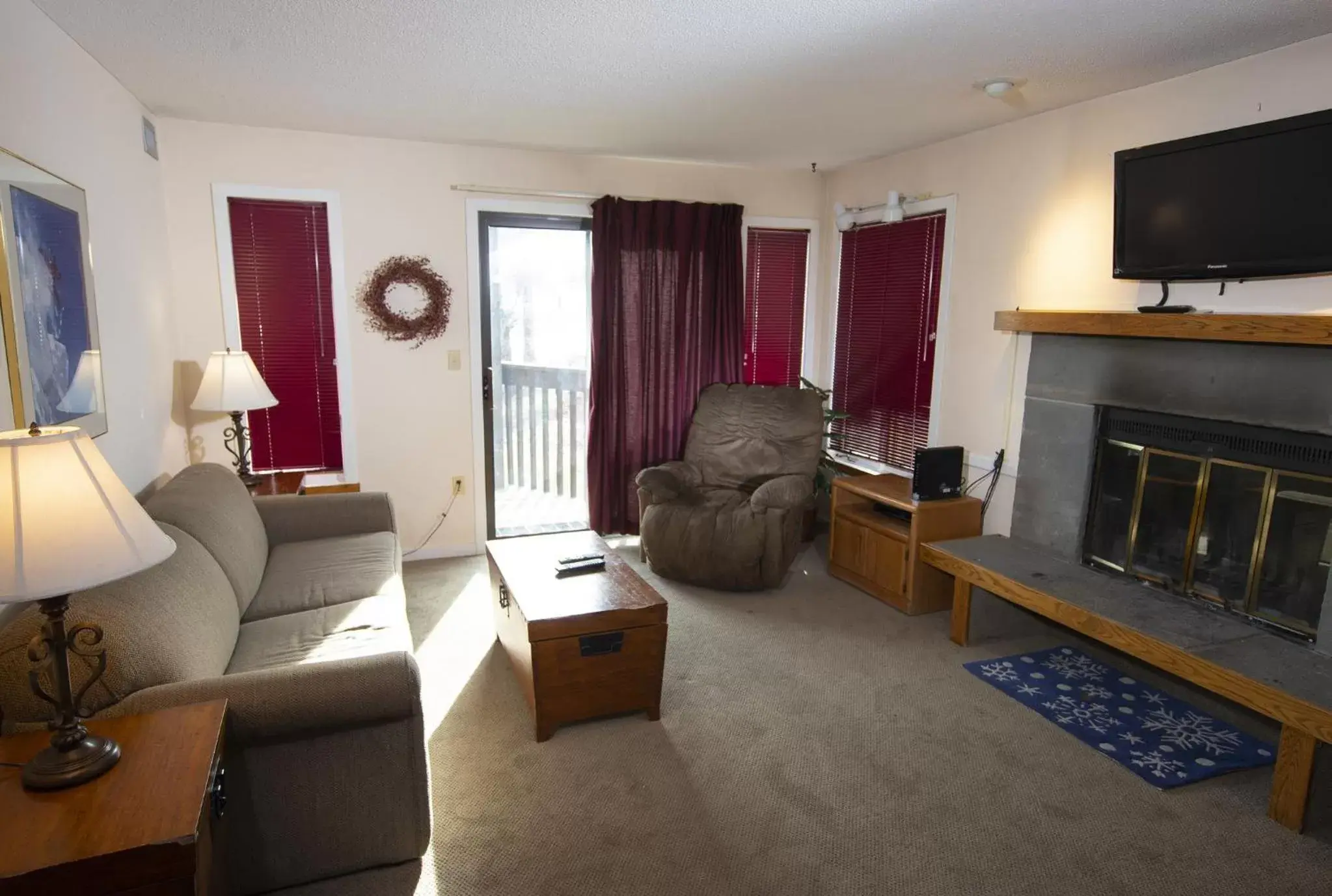 Living room, Seating Area in Mountain Lodge at Okemo