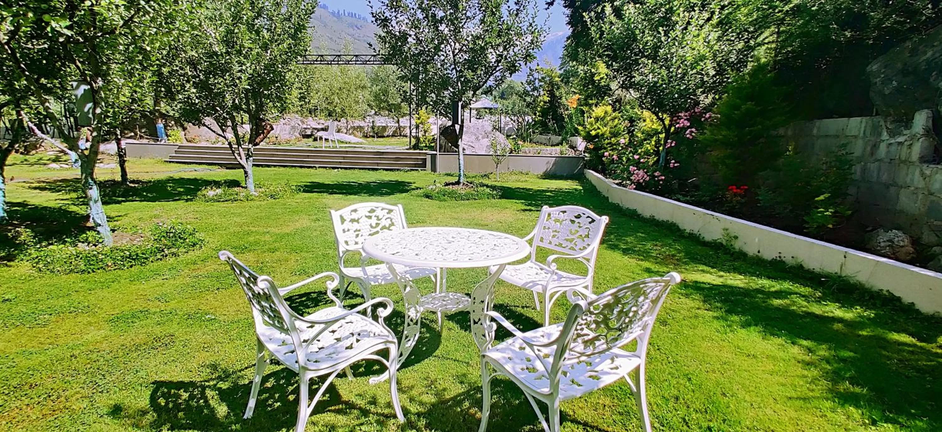 Garden in The Allure Grand Resort -A Majestic Riverside Retreat