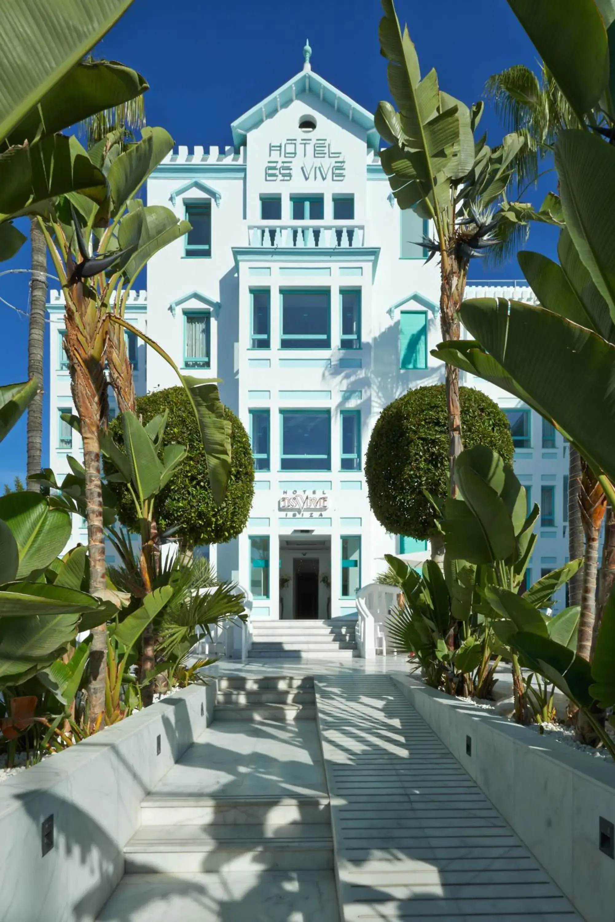 Facade/entrance, Property Building in Hotel MiM Ibiza Es Vive - Adults Only