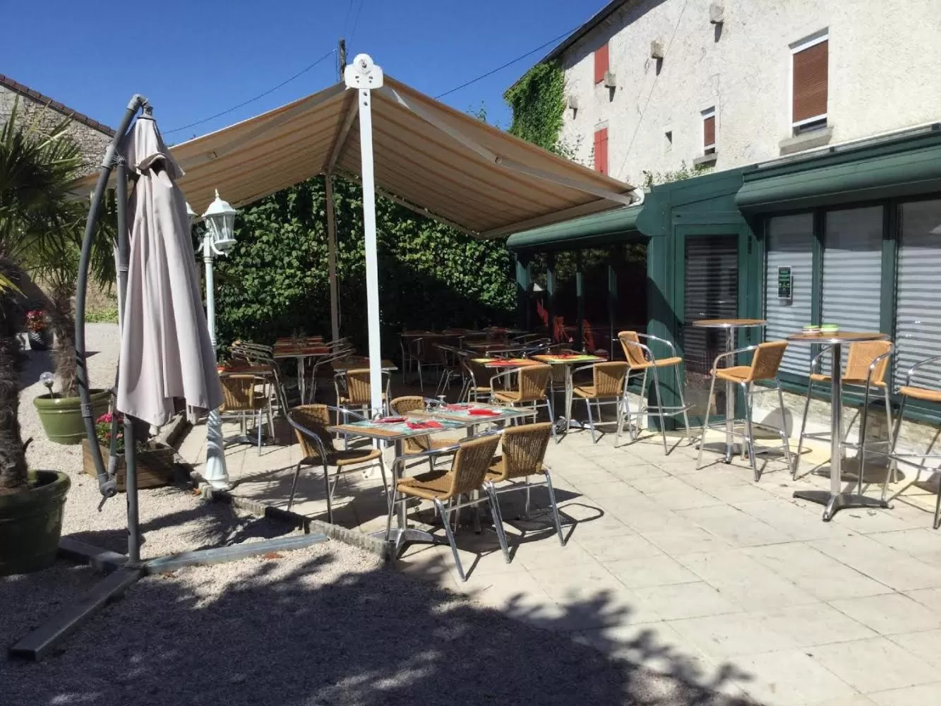 Patio, Restaurant/Places to Eat in Domaine de la Borde