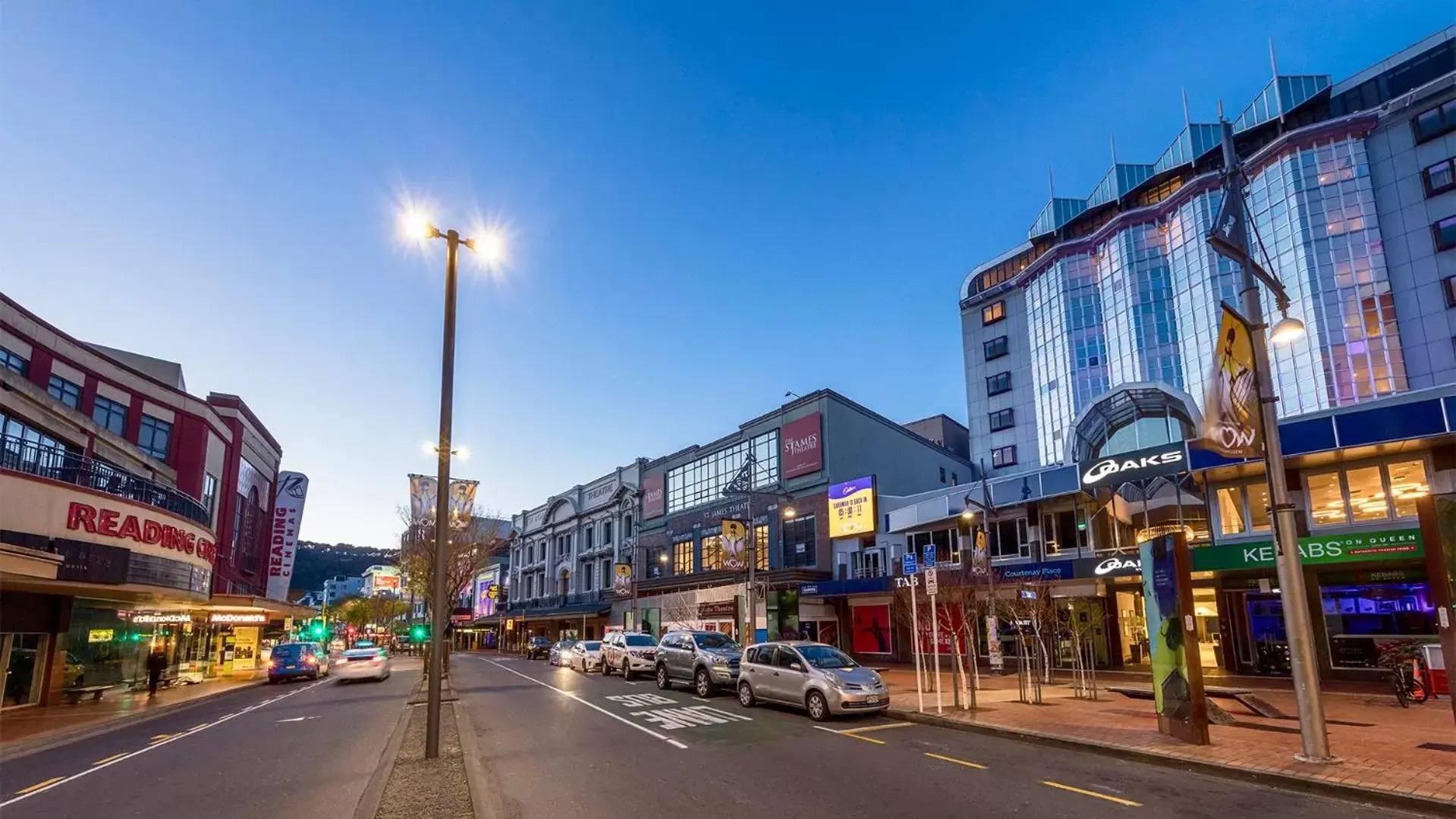 Street view in Oaks Wellington Hotel