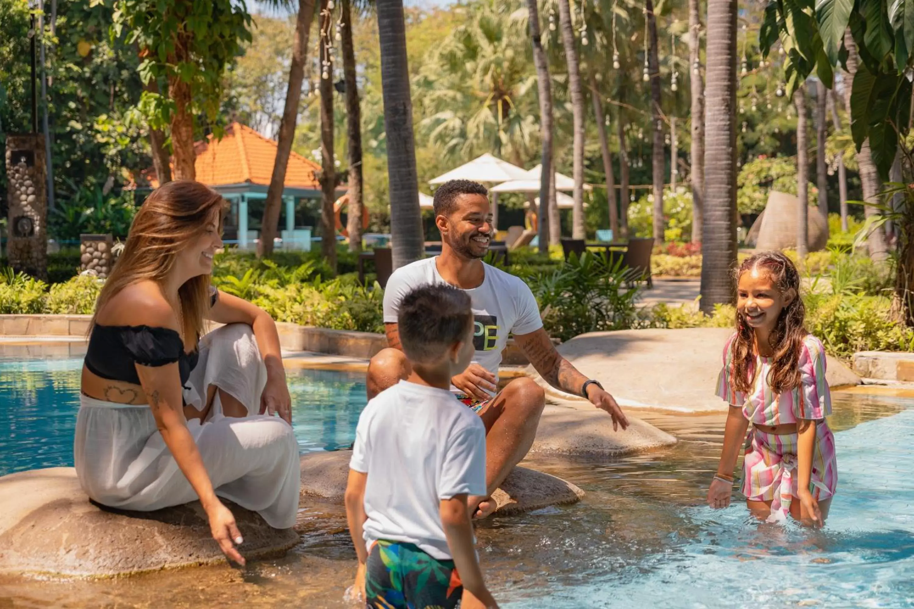 Family in Shangri-la Surabaya