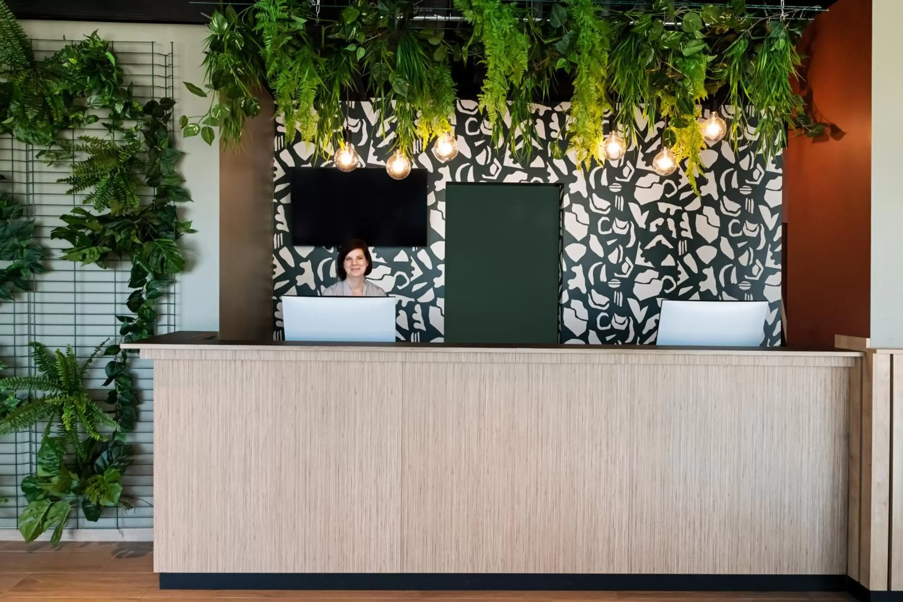 Lobby or reception in B&B HOTEL Nyon Lobby or reception in B&B HOTEL Nyon