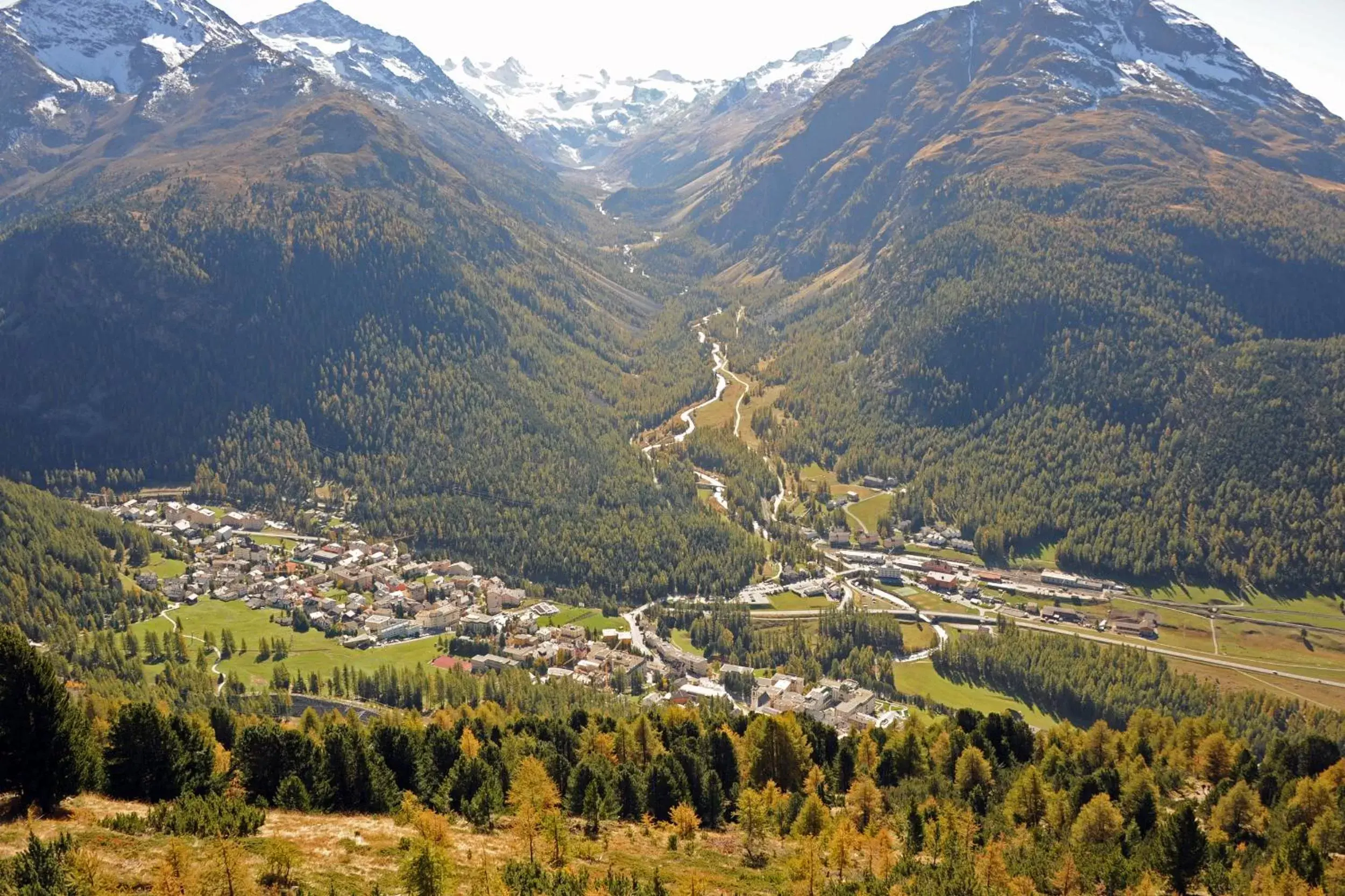 Natural landscape, Bird's-eye View in Hotel Allegra