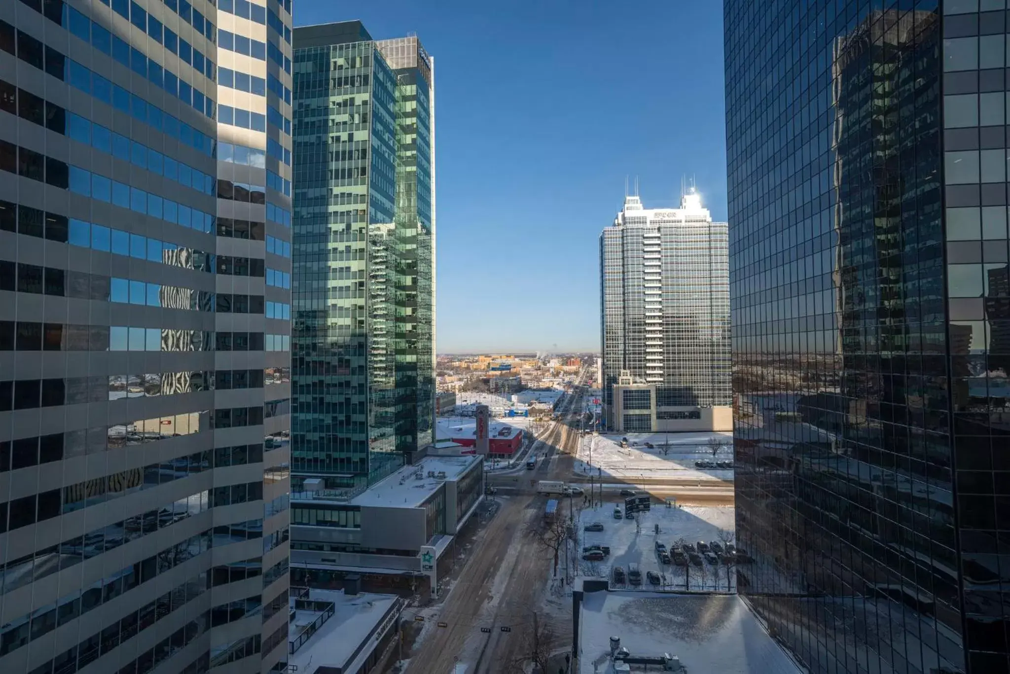 Photo of the whole room in Sandman Signature Edmonton Downtown Hotel