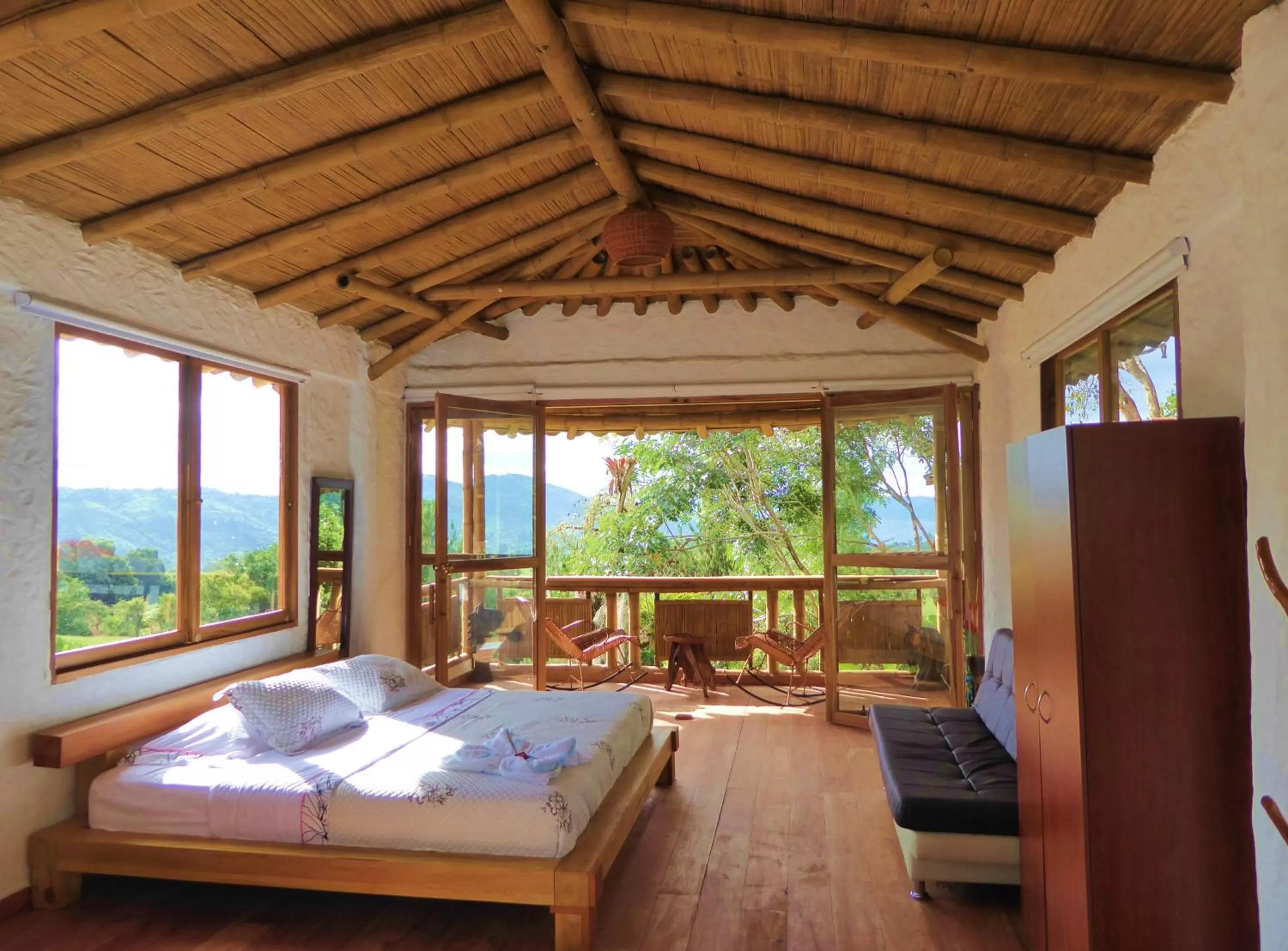 Photo of the whole room, Bed in Finca El Cielo