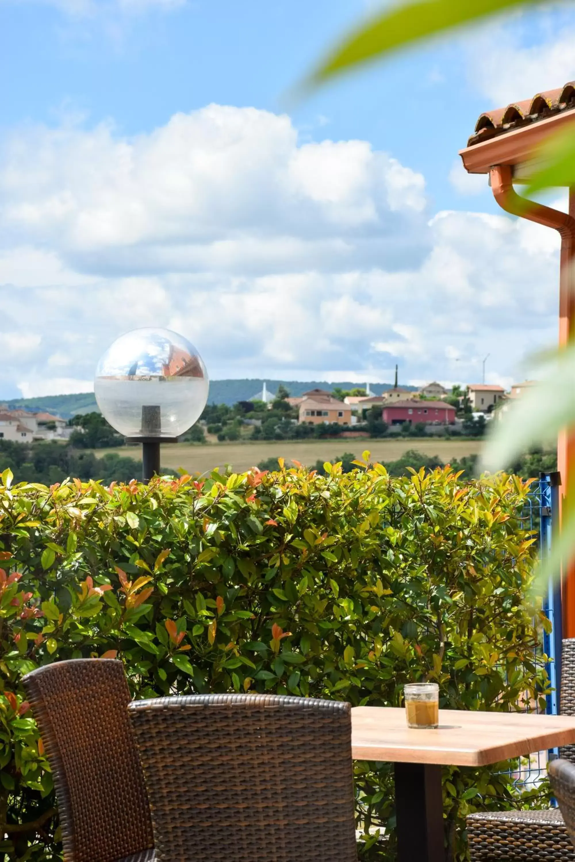 Patio, Balcony/Terrace in ibis Budget Millau Viaduc