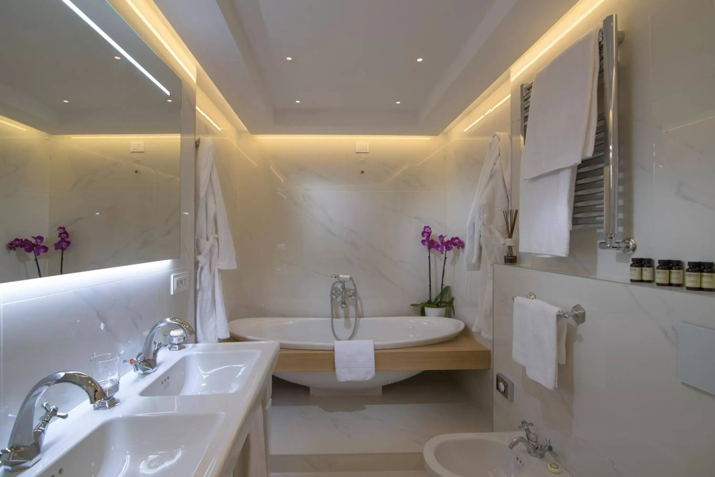 Hot Tub, Bathroom in Hotel Degli Artisti