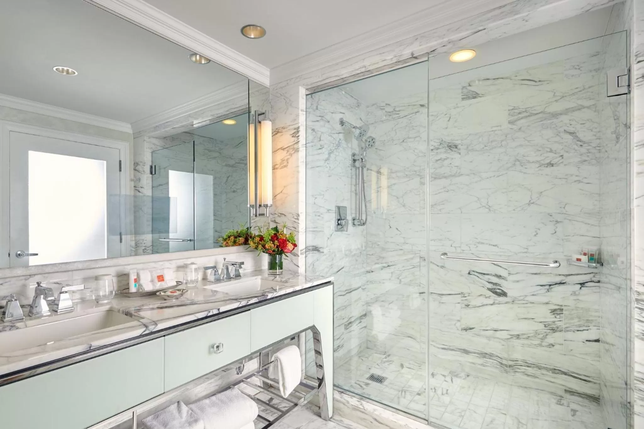 Bathroom in Loews Regency New York Hotel