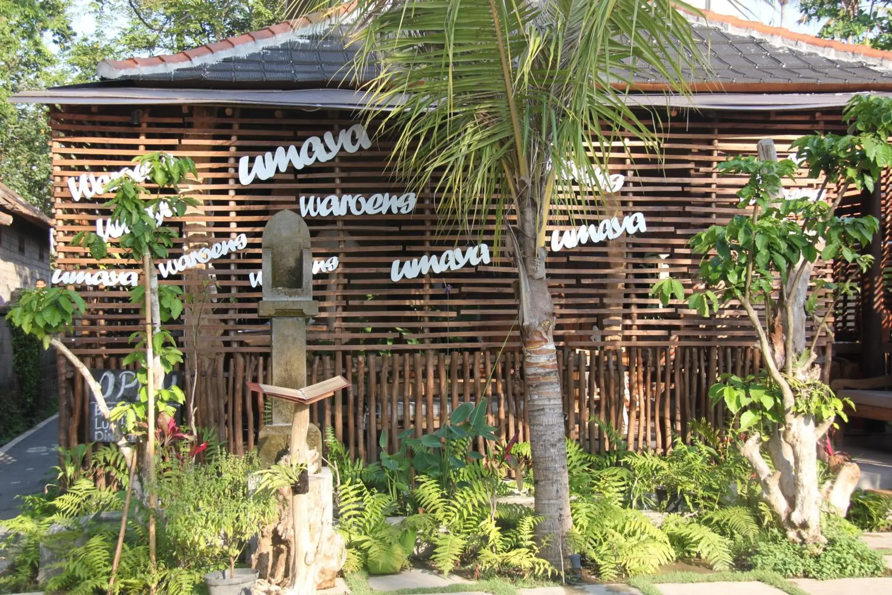 Facade/entrance, Property Building in Umaya Villa Ubud