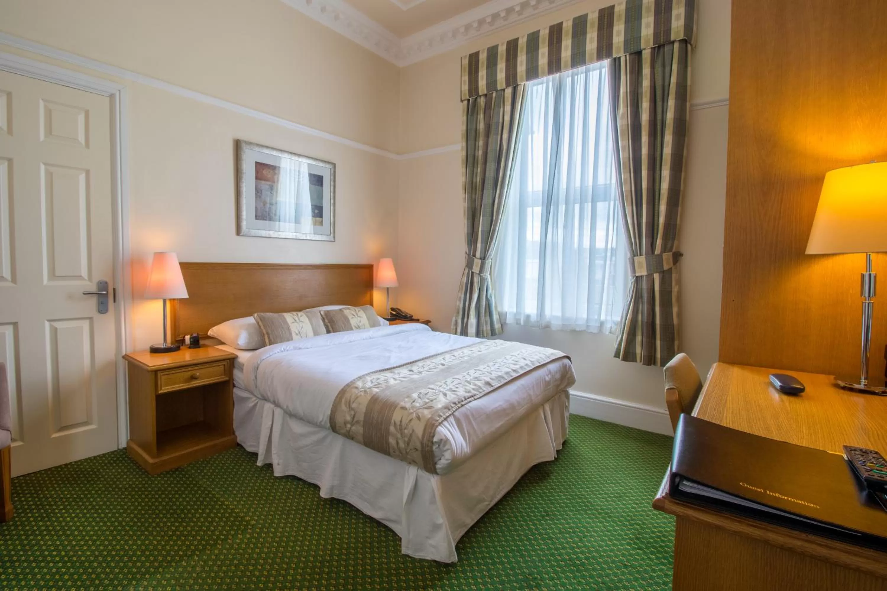 Bed in A Park View Hotel