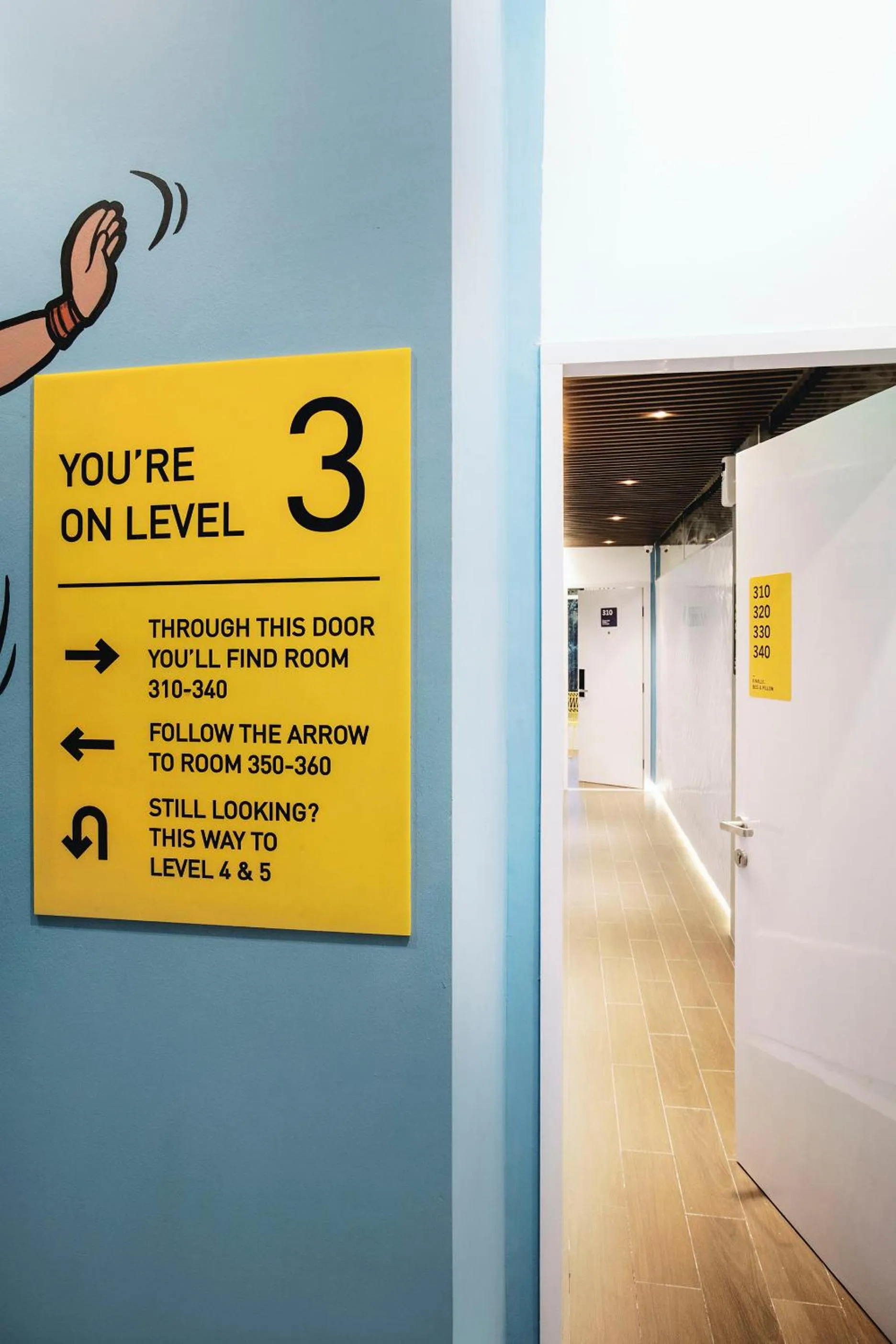 Decorative detail in Konko Hostel Jakarta