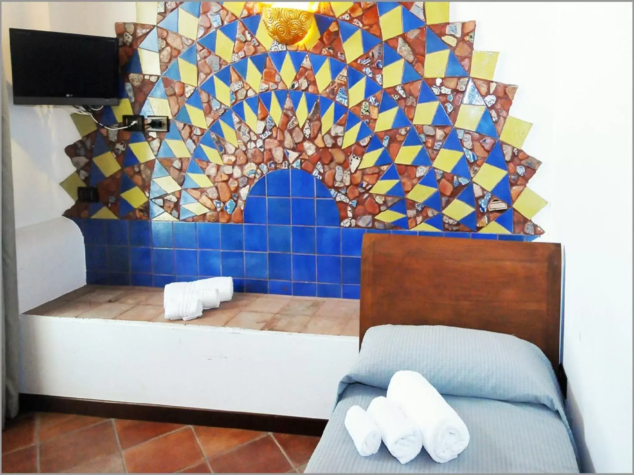 Decorative detail in Grand Hotel La Batia