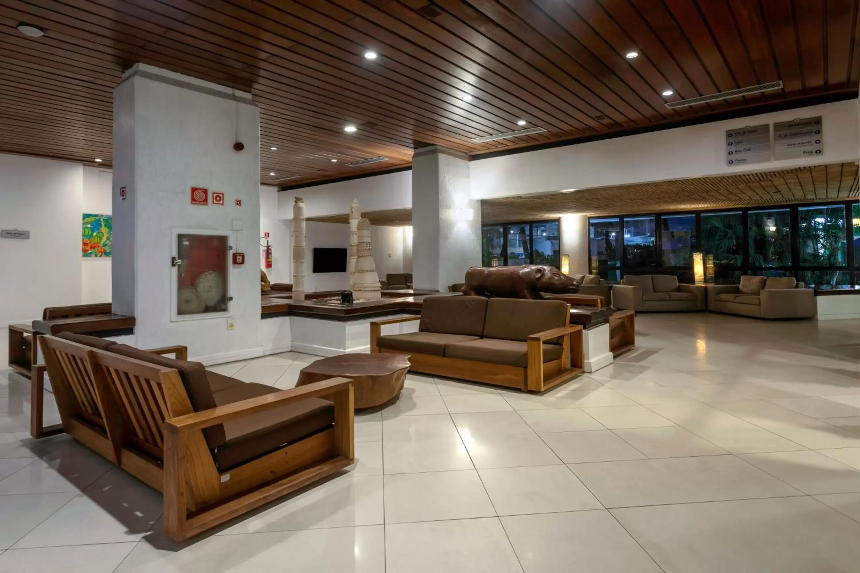 Seating area, Lobby/Reception in Maceió Atlantic Suites