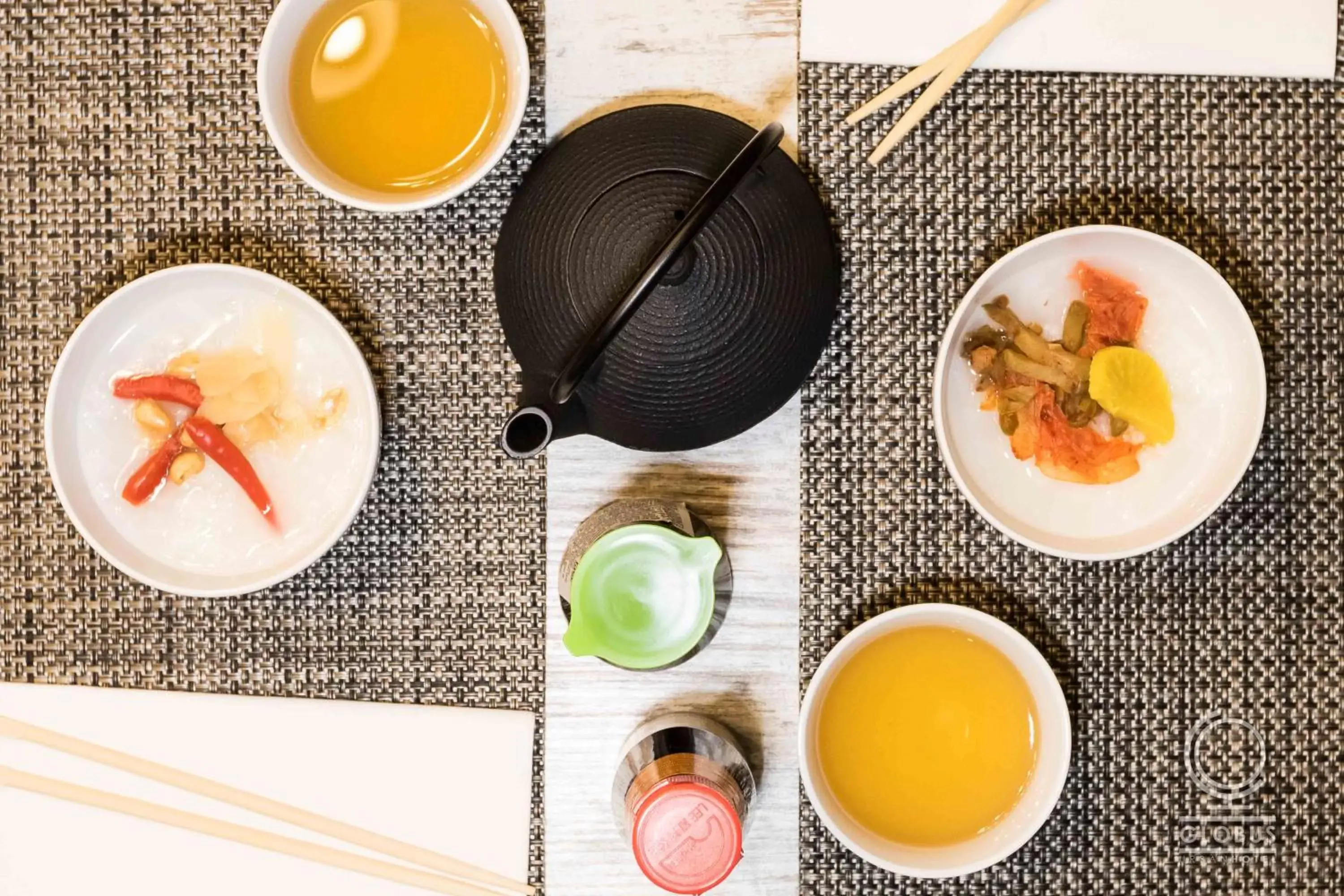 Asian breakfast, Breakfast in Globus Urban Hotel