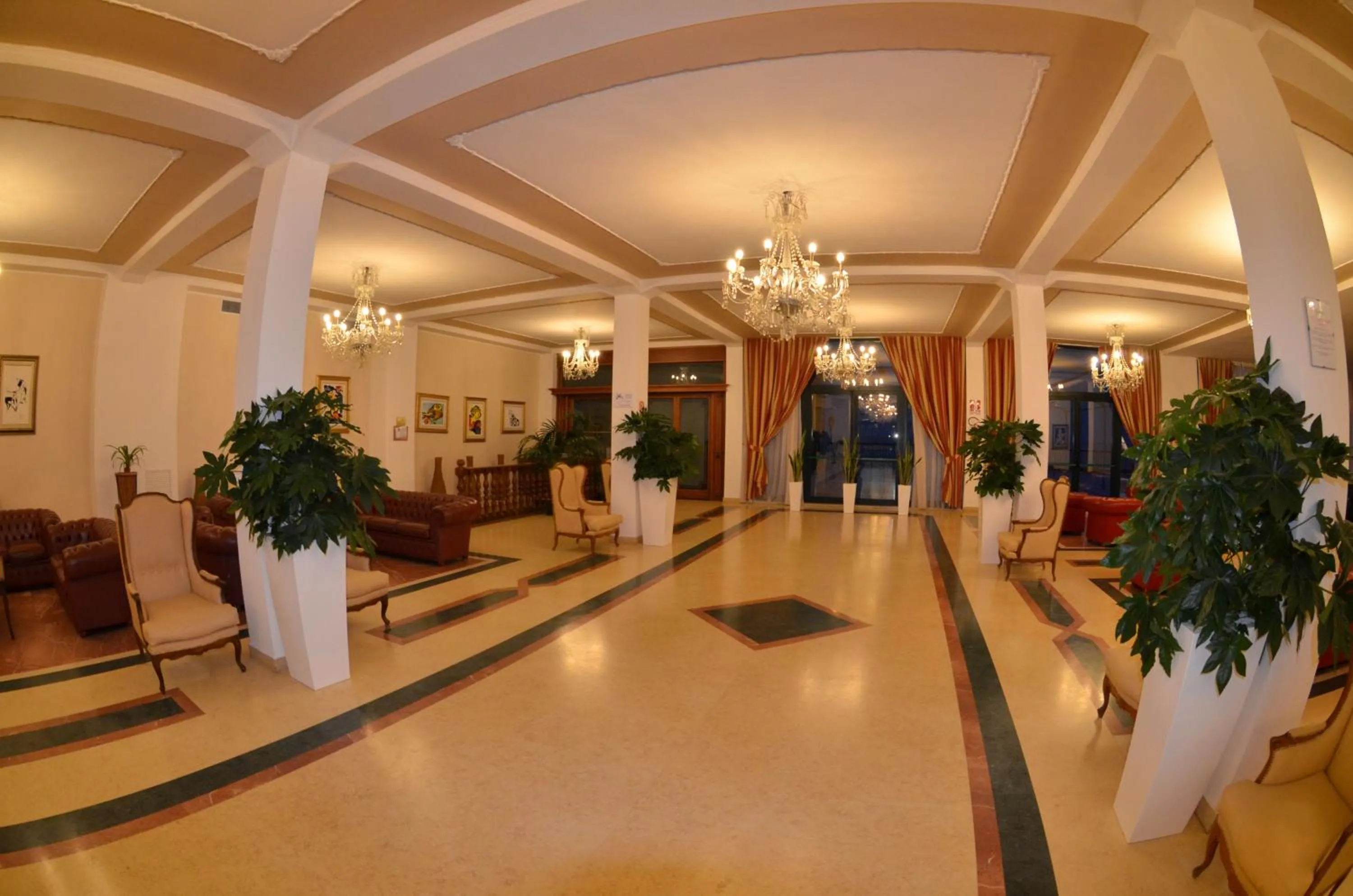 Lobby or reception in Grand Hotel Montesilvano