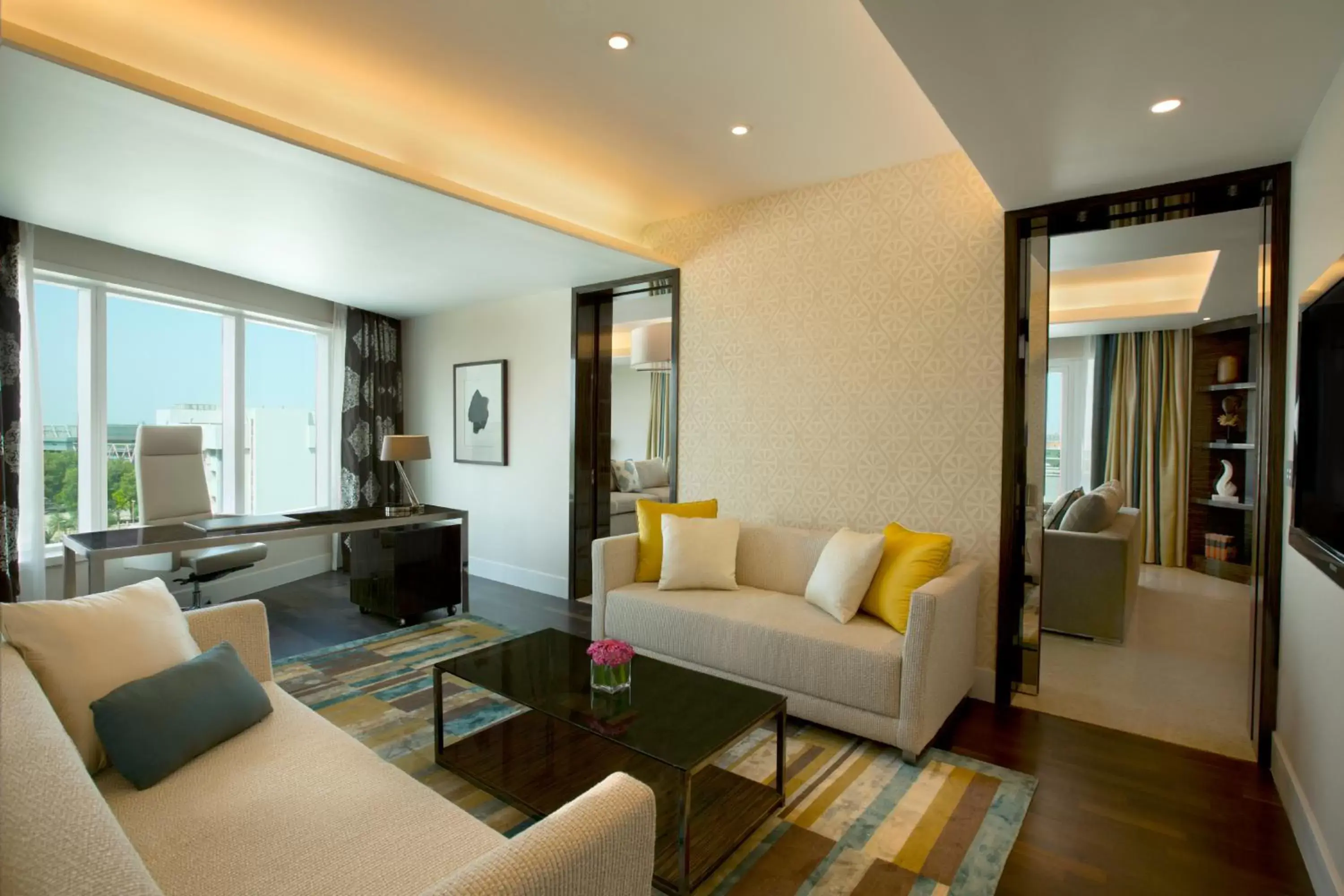Living room, Seating Area in Millennium Al Rawdah Hotel