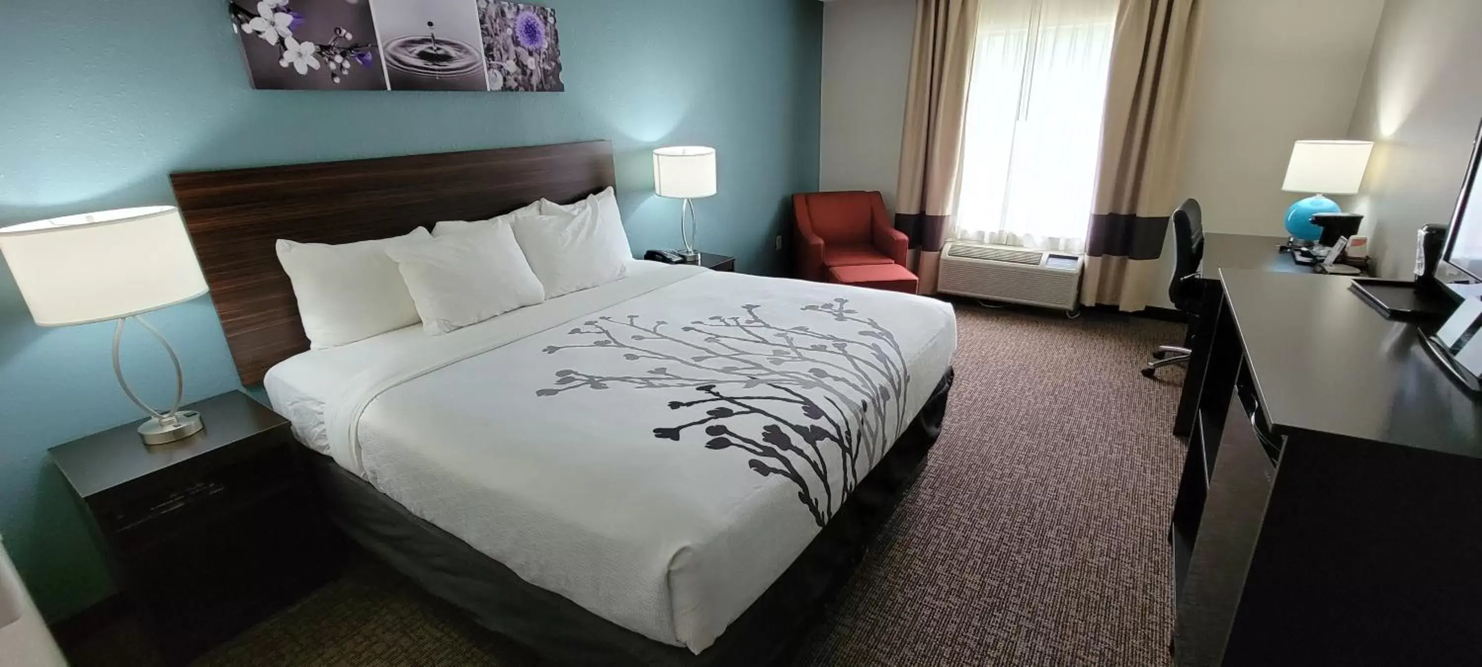 Bedroom, Bed in Sleep Inn & Suites Birmingham - Hoover