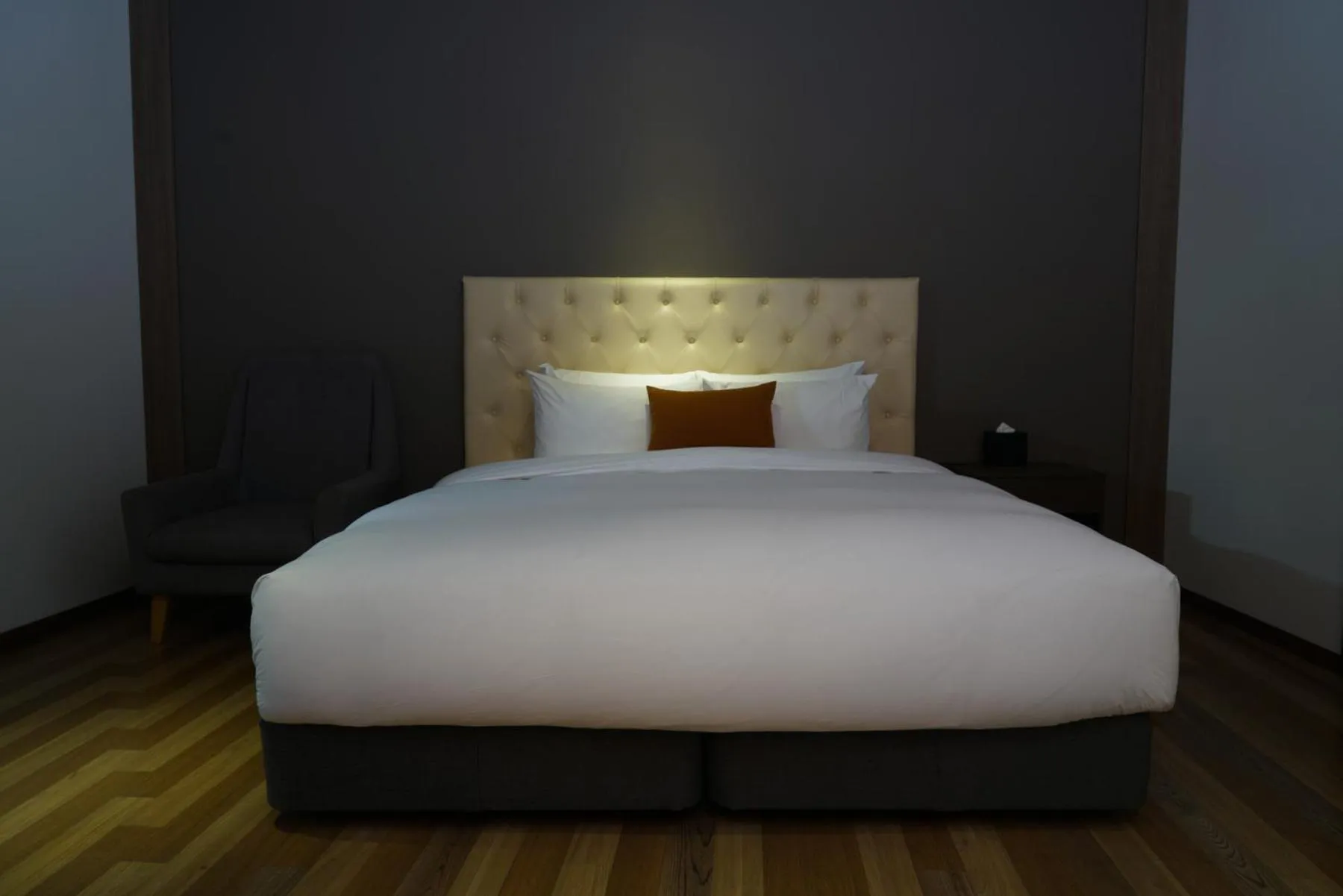 Bed in Jeju Hotel Scarboro