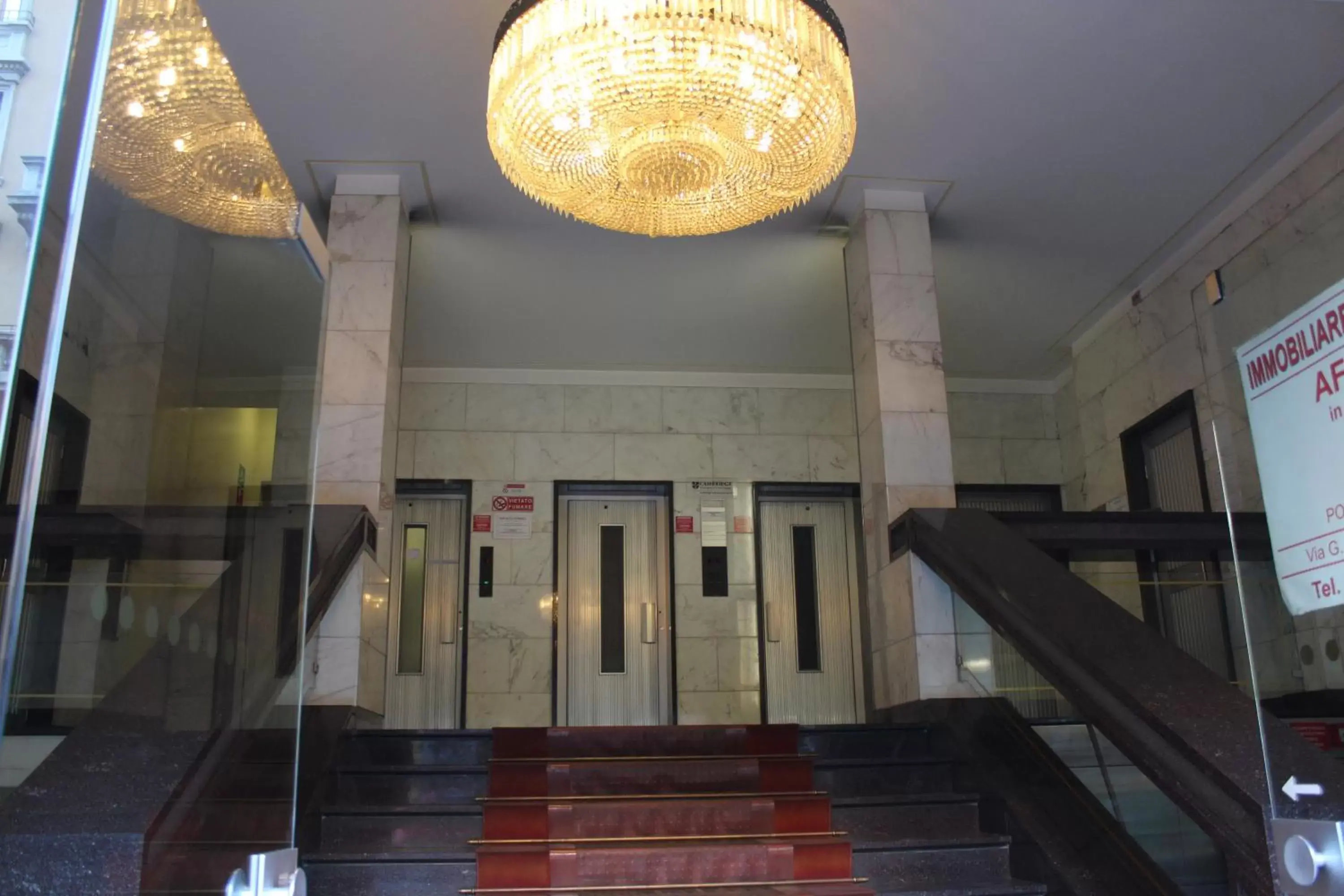 Facade/entrance in Hotel Giacosa