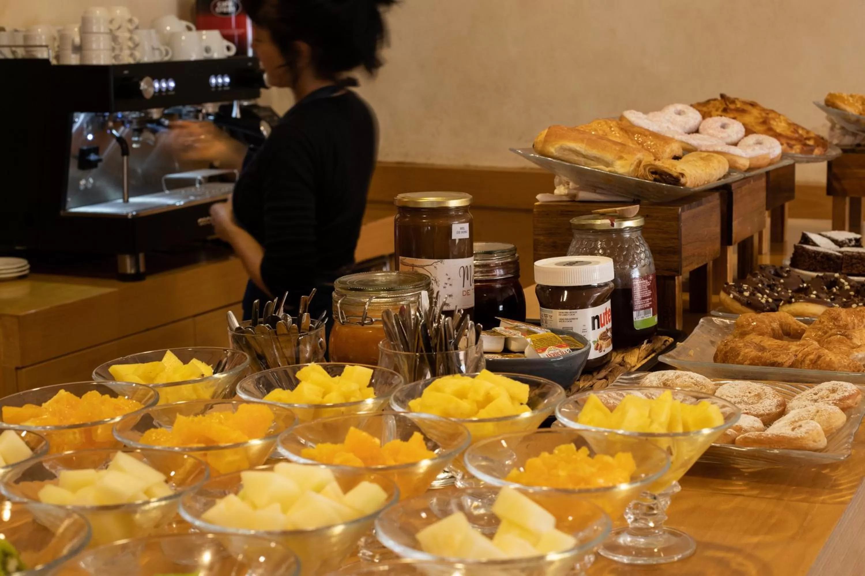 Buffet breakfast in Hotel Alta Garrotxa