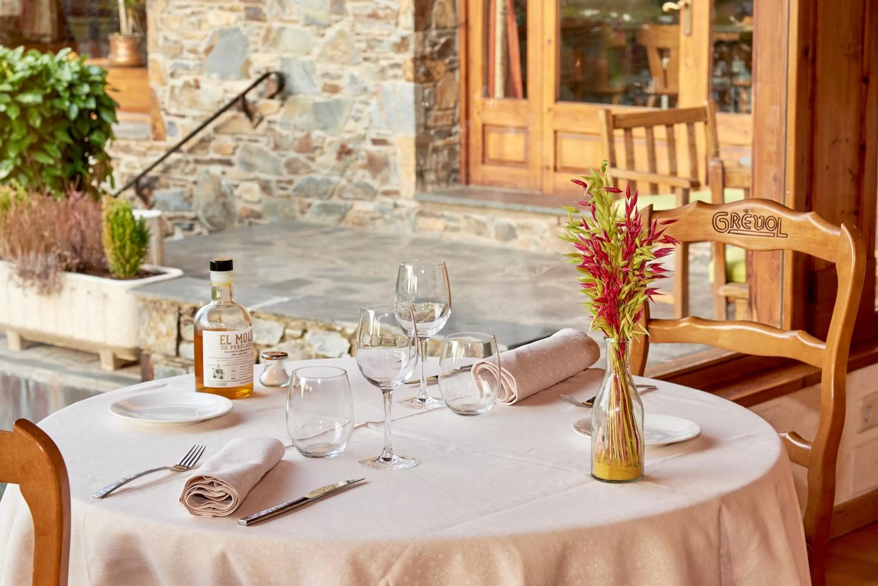 Restaurant/places to eat in Hotel Grèvol Spa