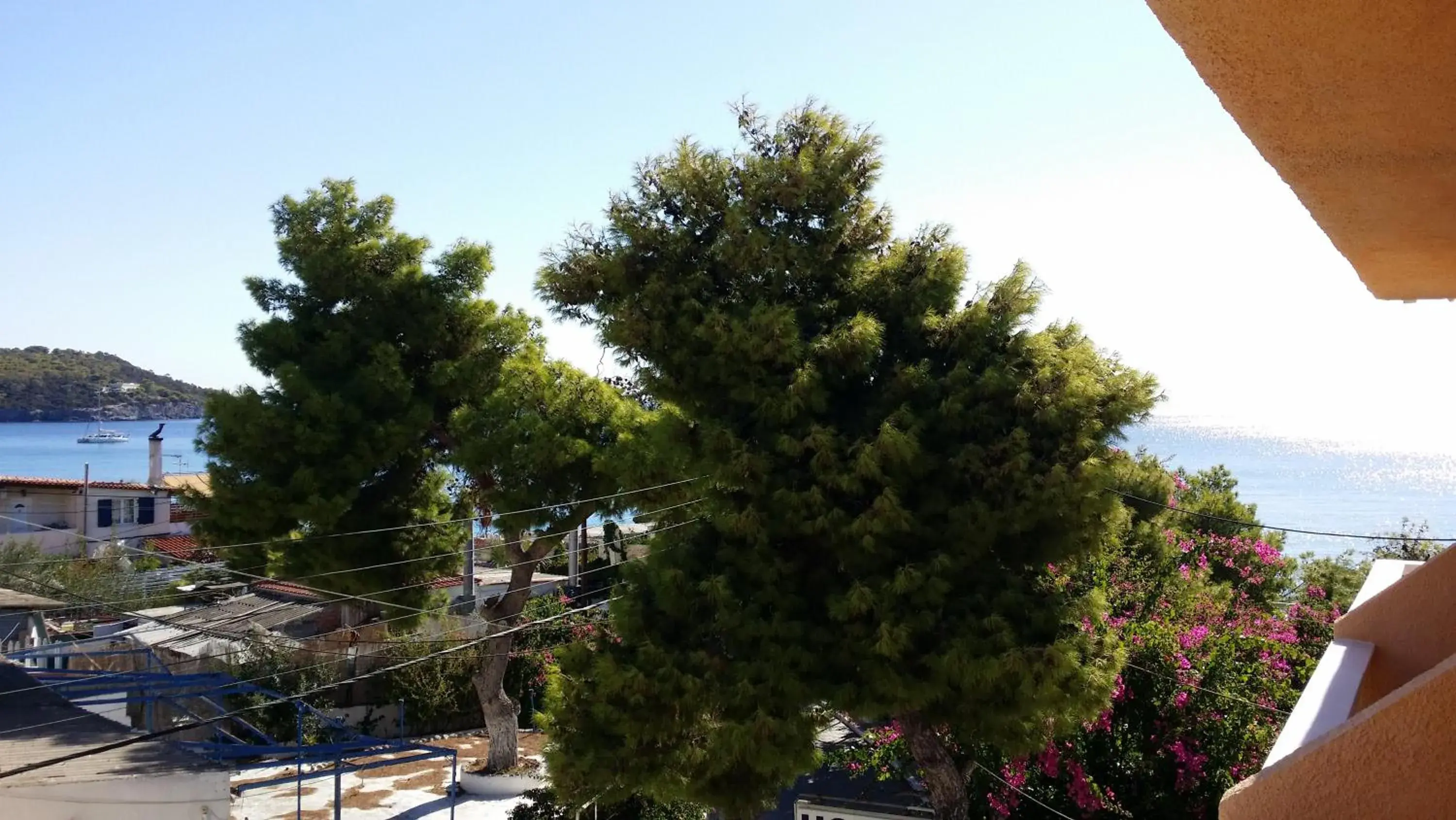 Balcony/Terrace, Sea View in Rachel Hotel