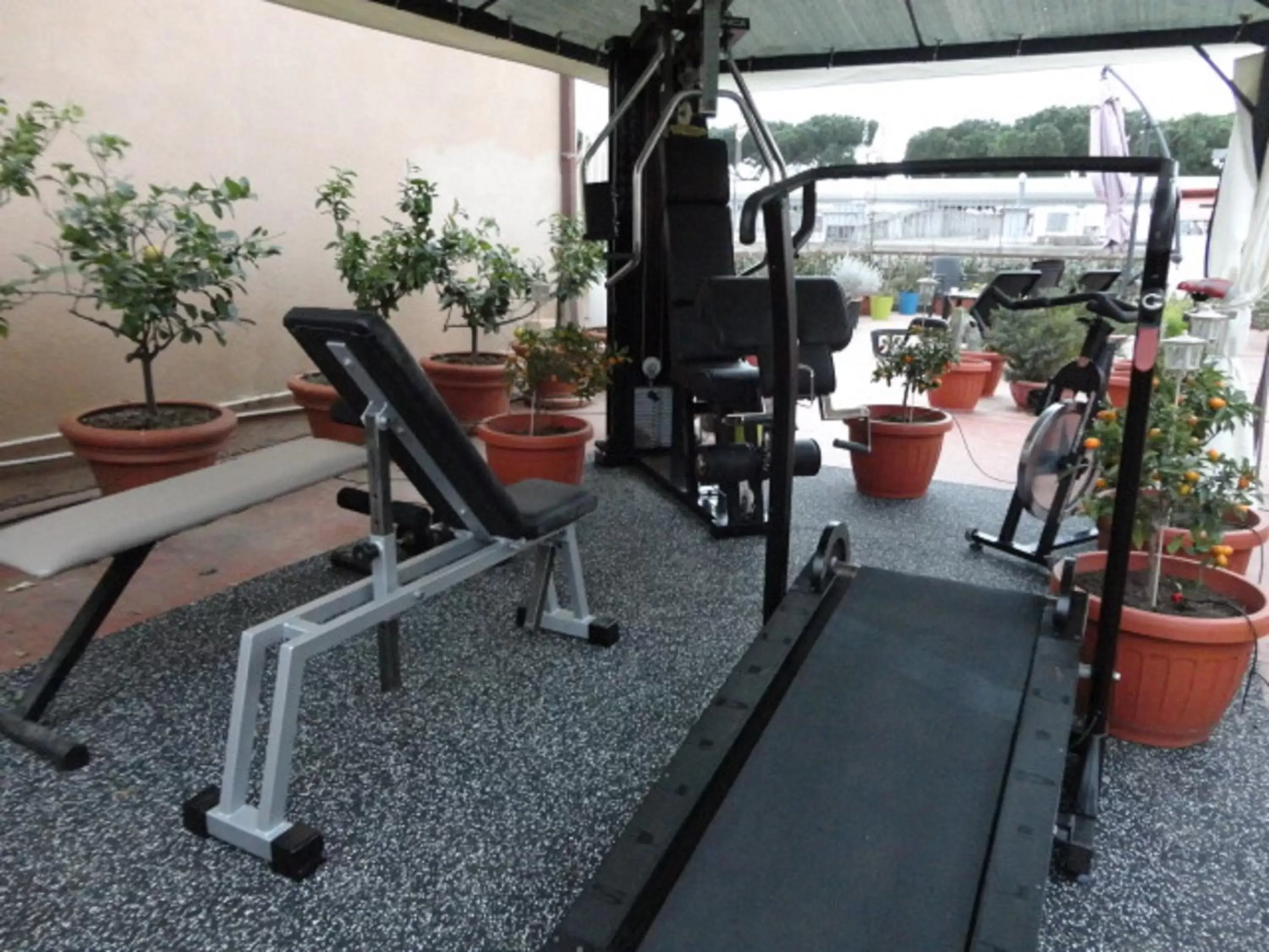 Garden, Fitness Center/Facilities in Tarchon Luxury B&B