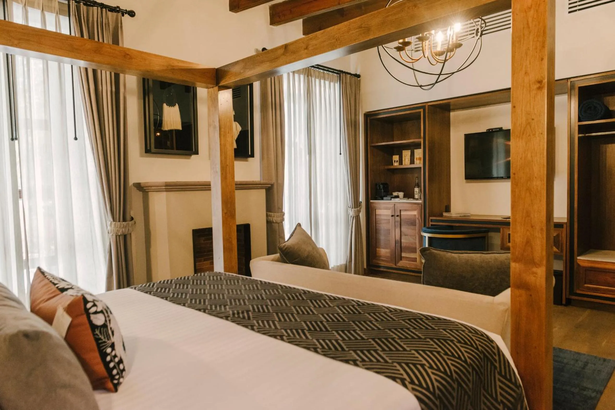 Bed in Hotel Apapacho Boutique