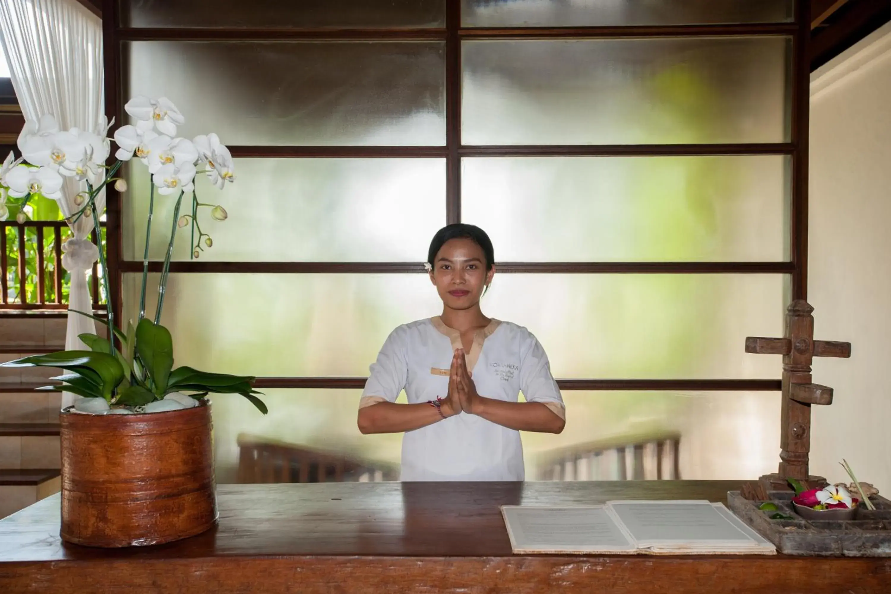 Staff in Komaneka at Monkey Forest Ubud