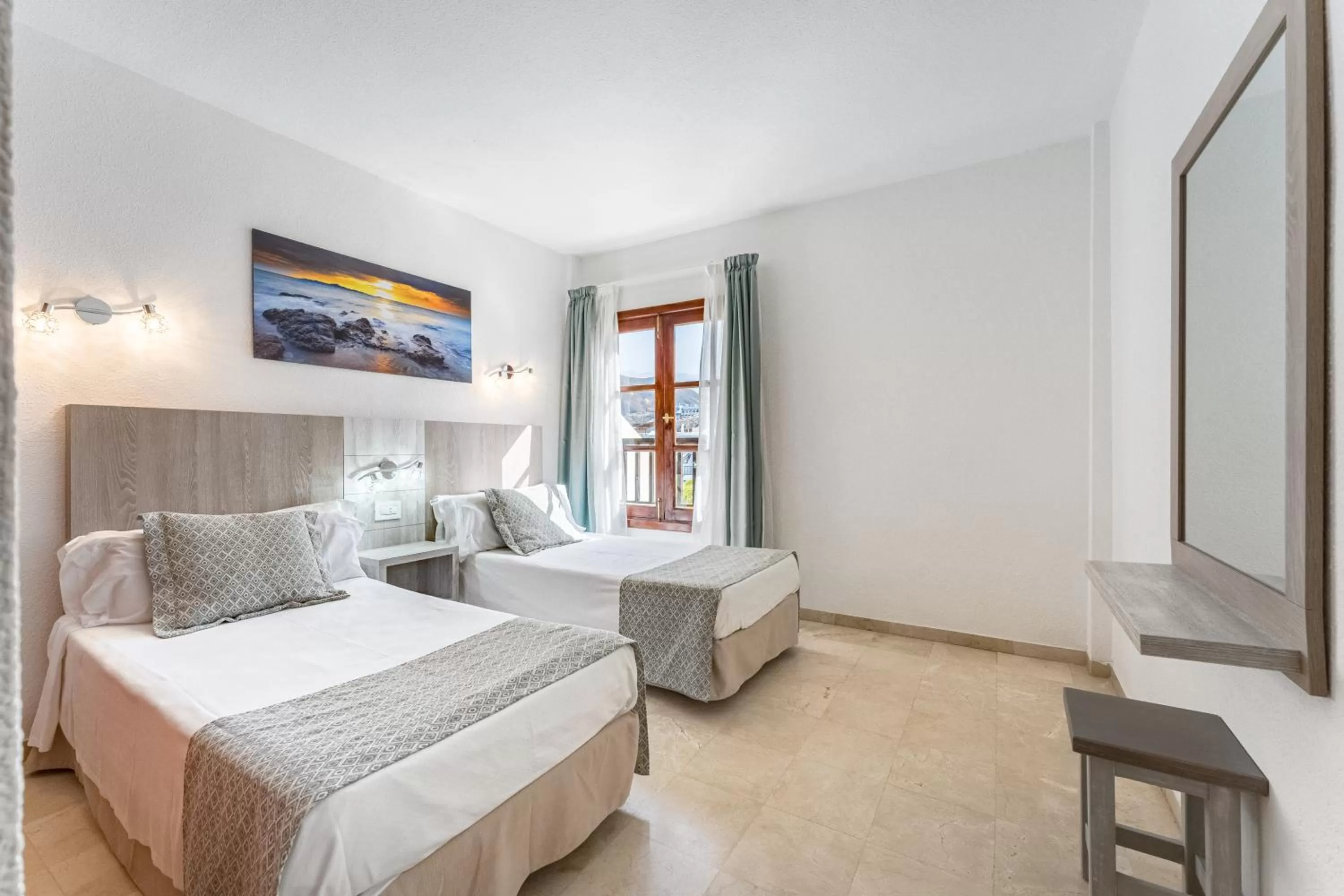 Bed in Klayman Olivina Aparthotel