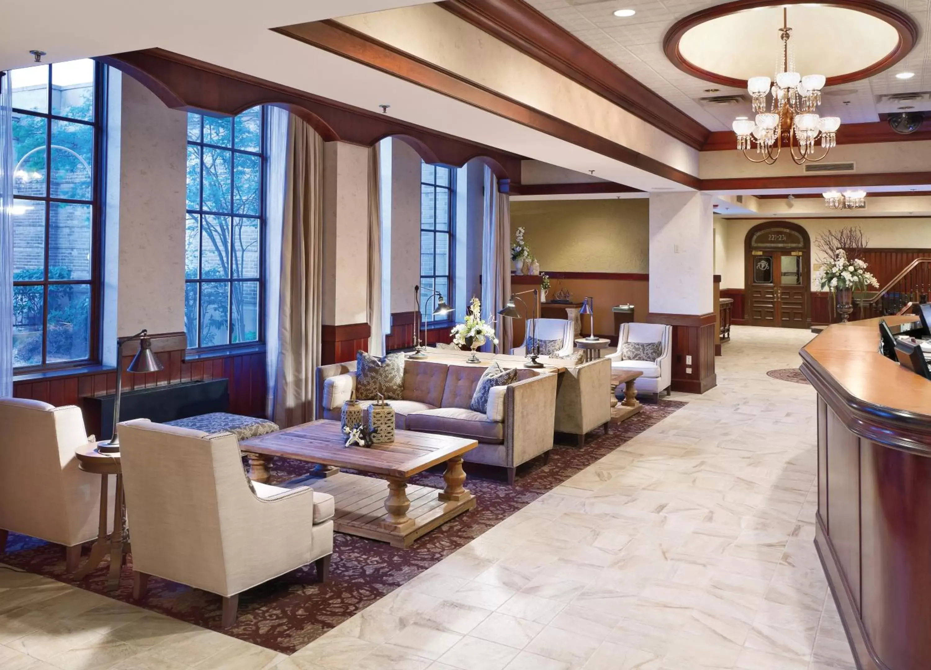 Lobby or reception in Park Place Hotel & Conference Center