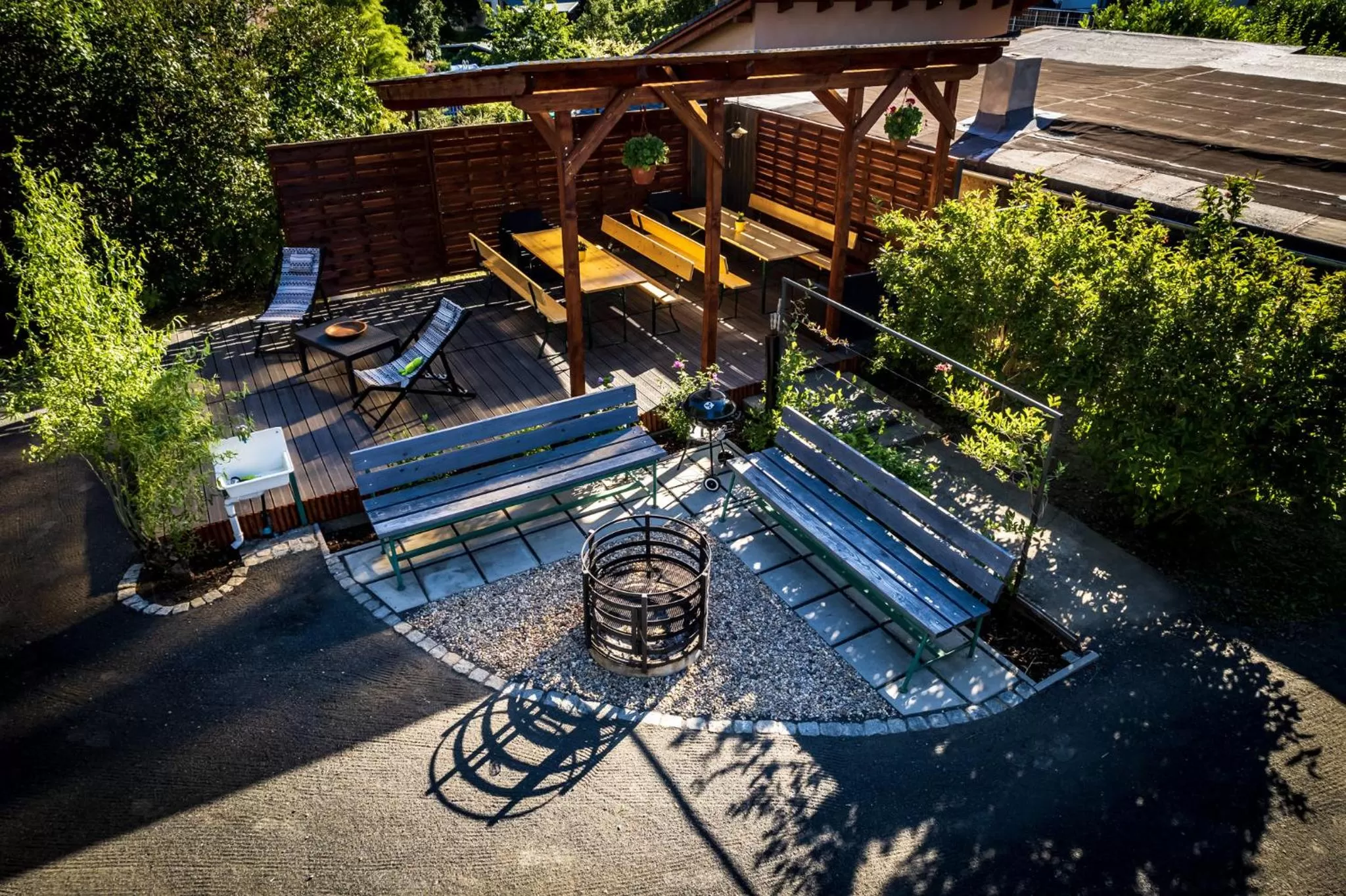 Bird's eye view in bergRESORT apartments