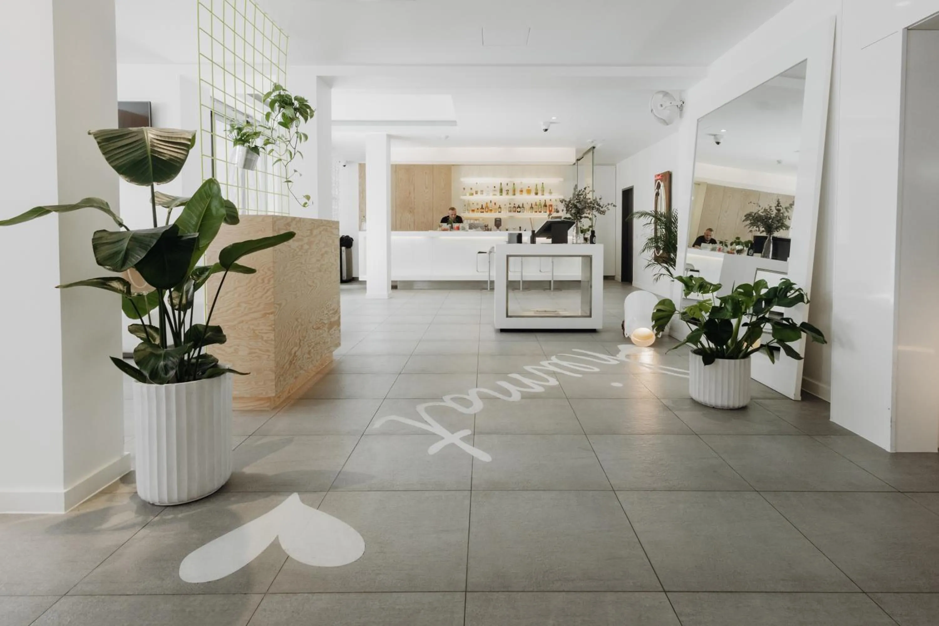 Lobby or reception in The Pure, Frankfurt, a Member of Design Hotels