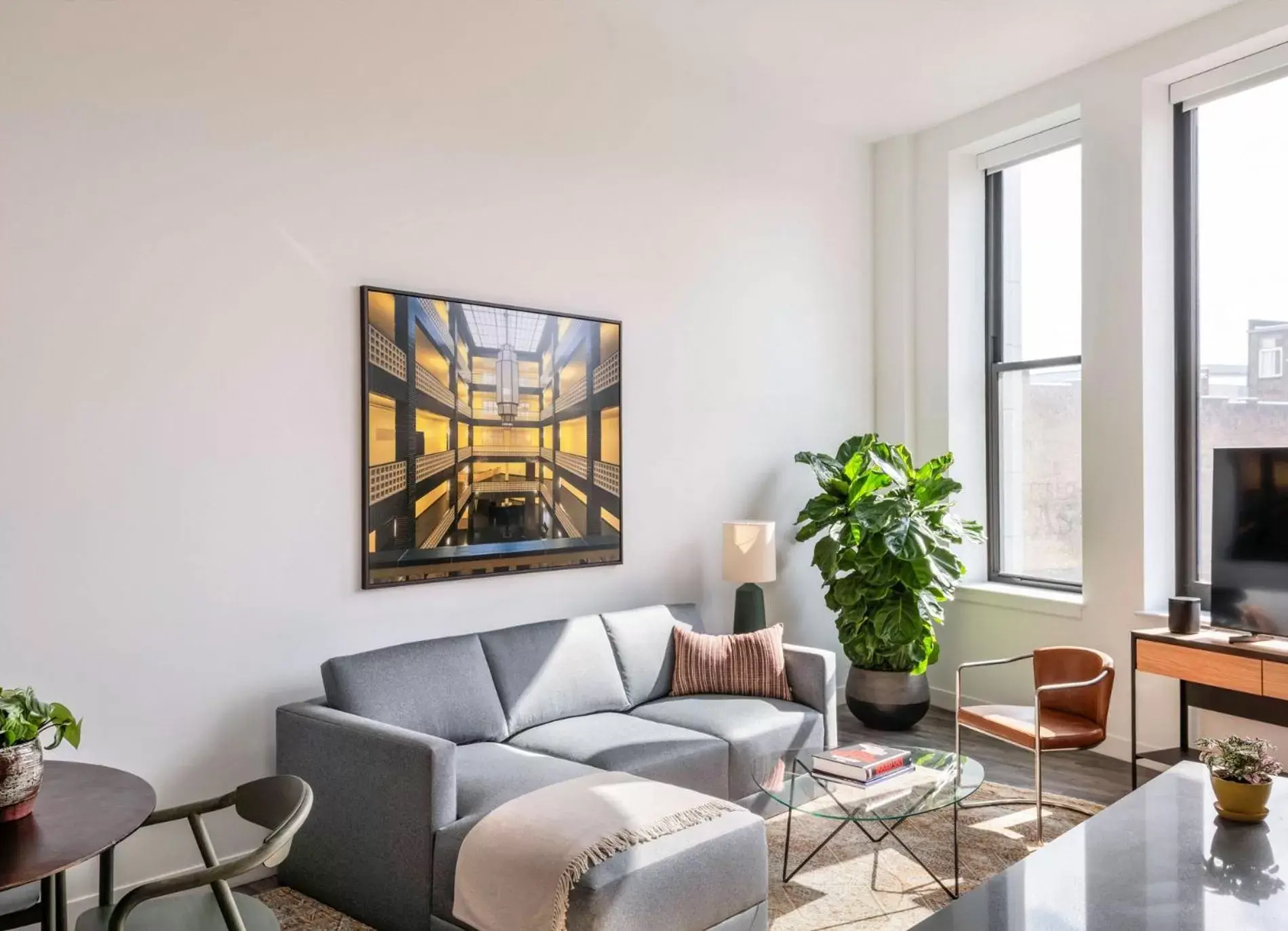 Living room, Seating Area in ROOST Cleveland