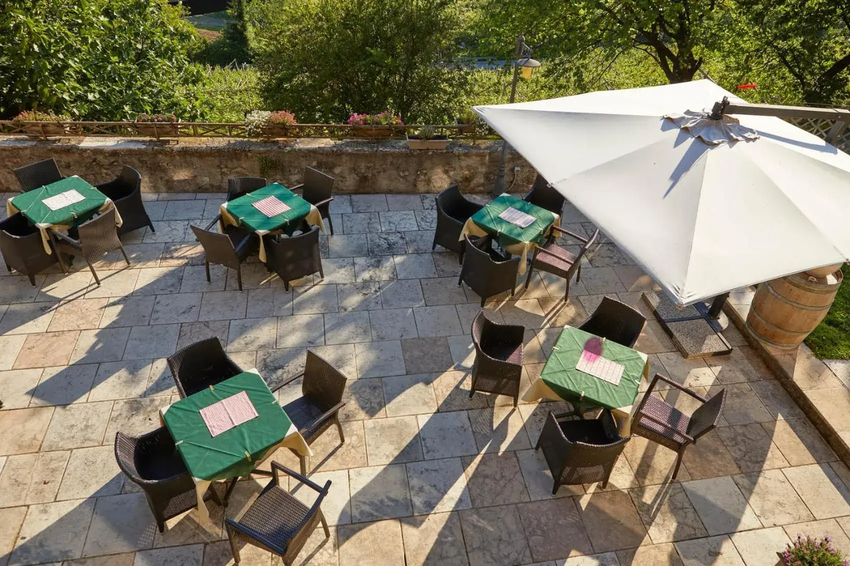 Balcony/Terrace, Restaurant/Places to Eat in Garnì San Giorgio Della Scala