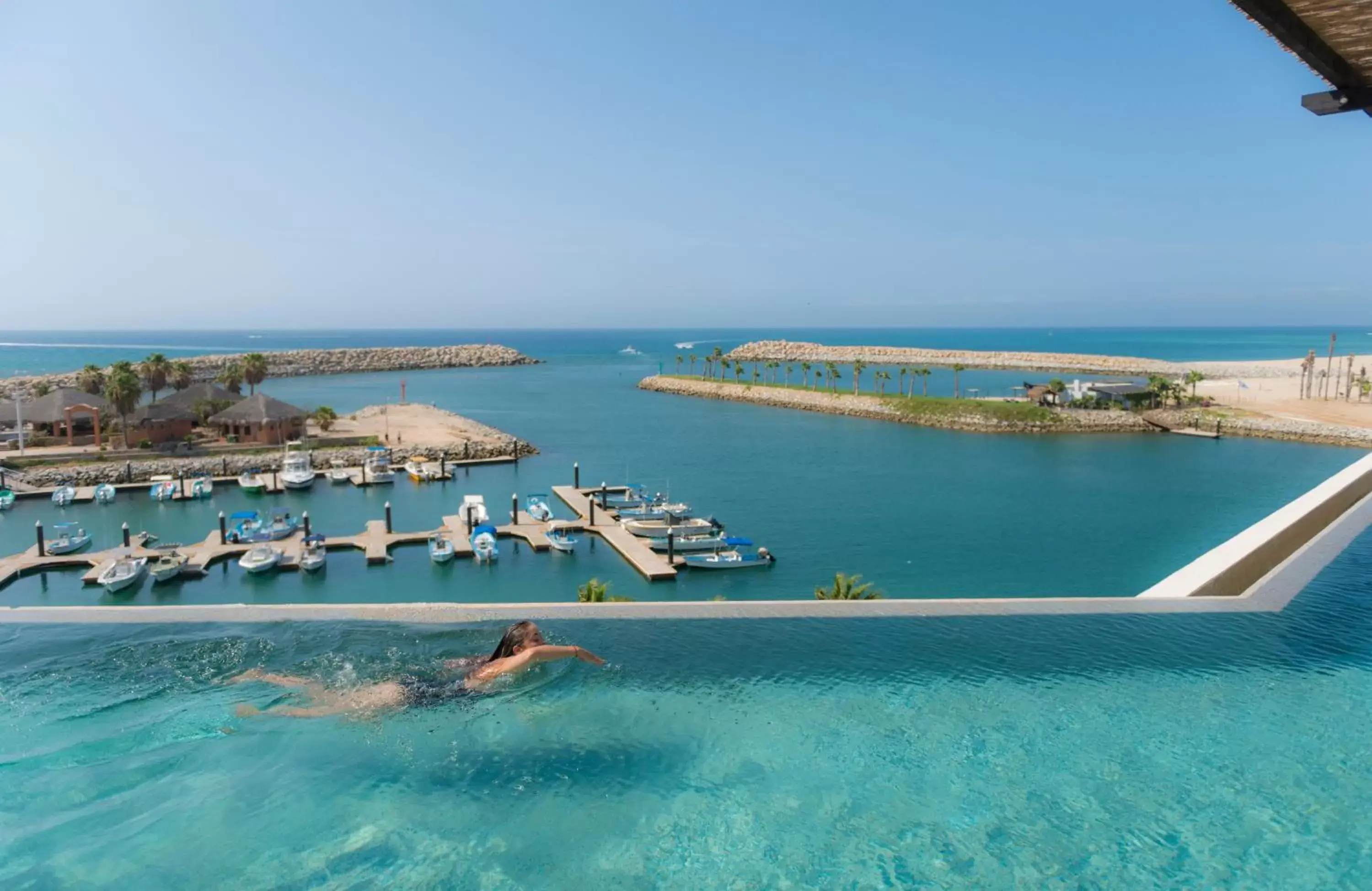 Swimming pool, Bird's-eye View in Hotel El Ganzo Adults Only