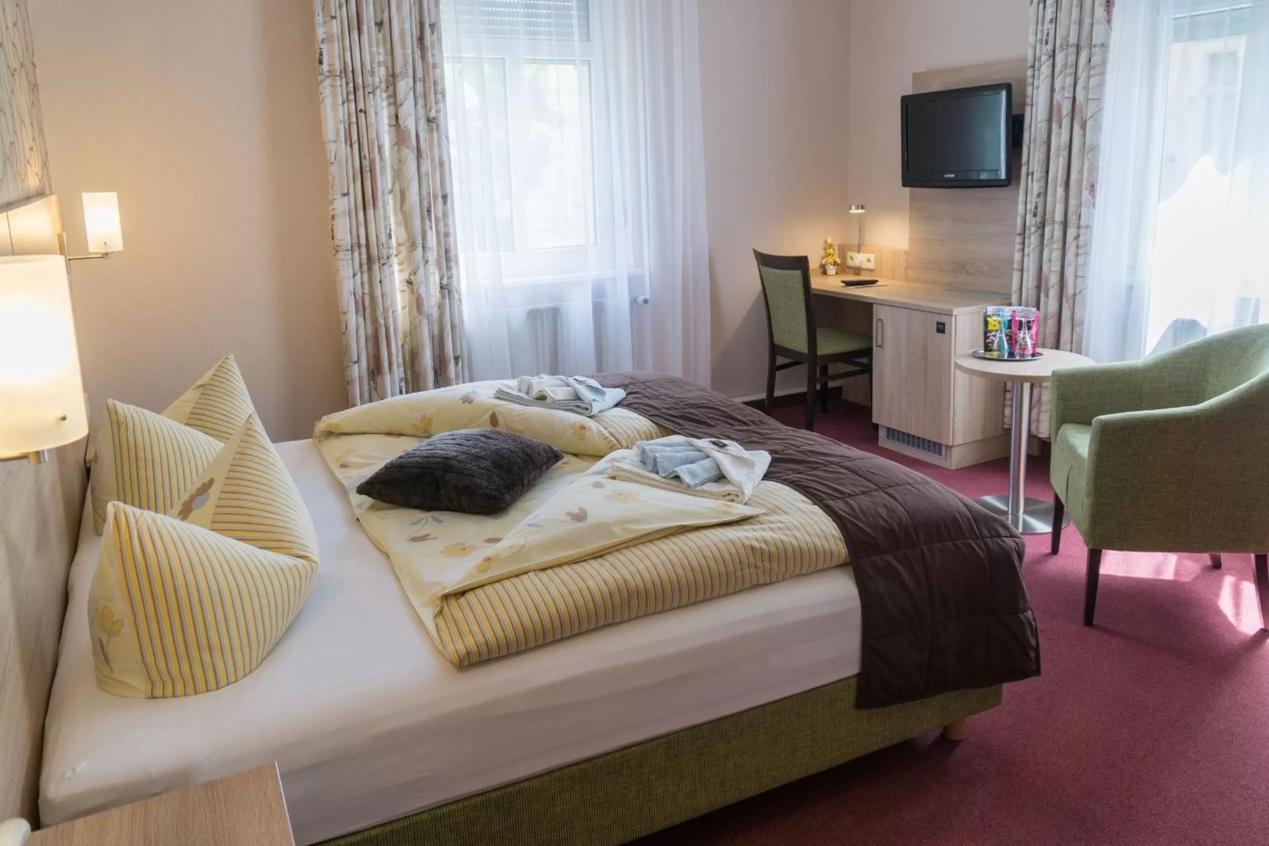 Day, Bed in Hotel zur Post in Wurzen