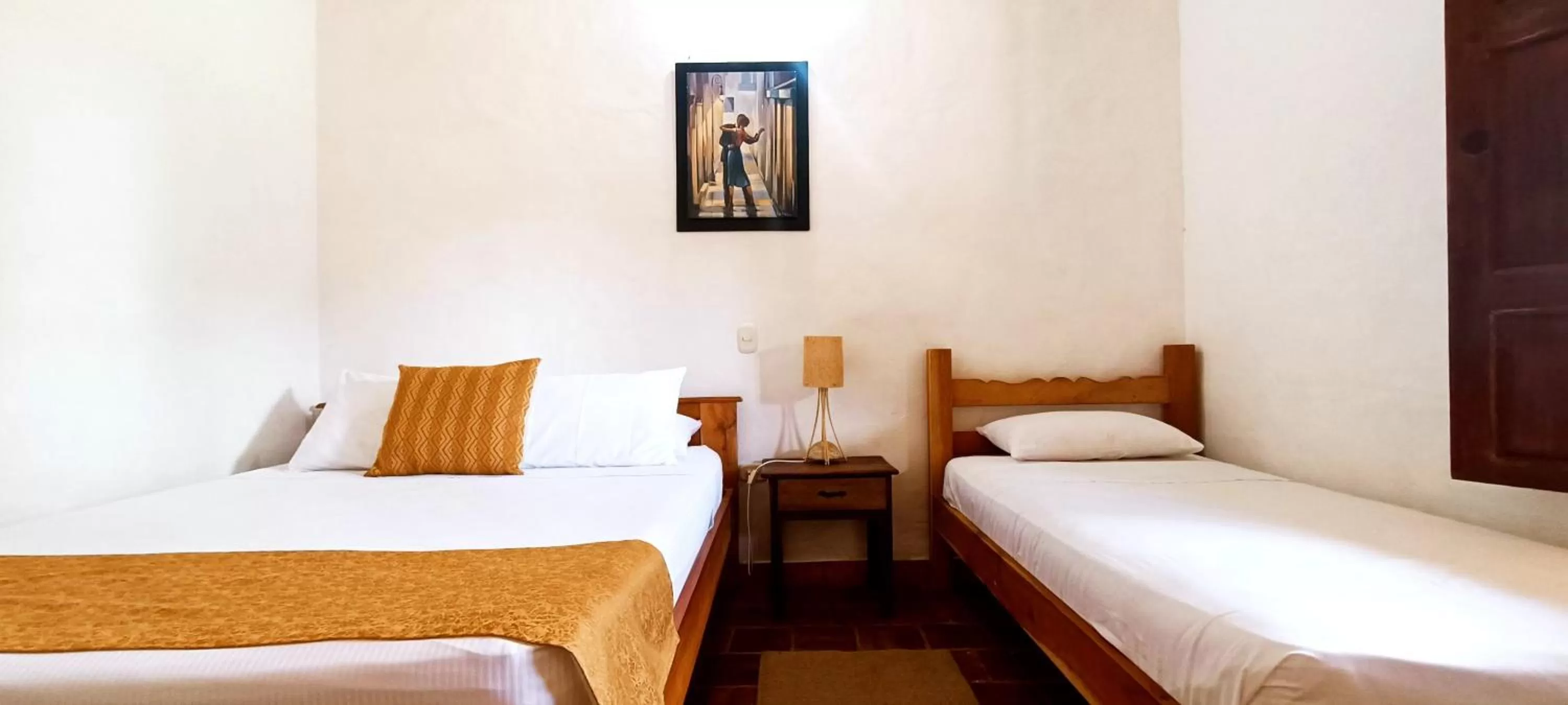 Bed in Hotel Finca Buenos Aires Barichara