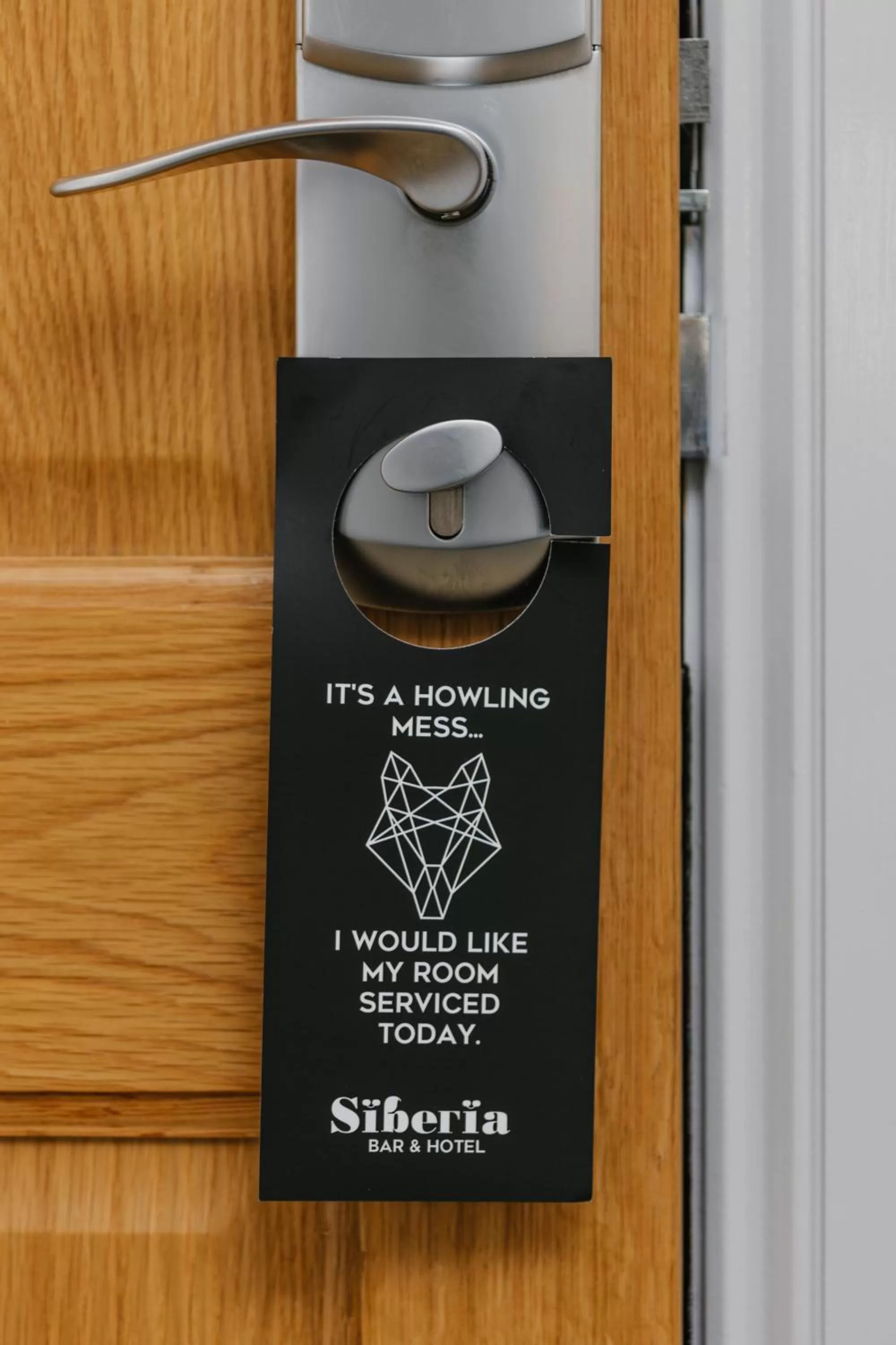 Logo/Certificate/Sign in Siberia Bar & Hotel