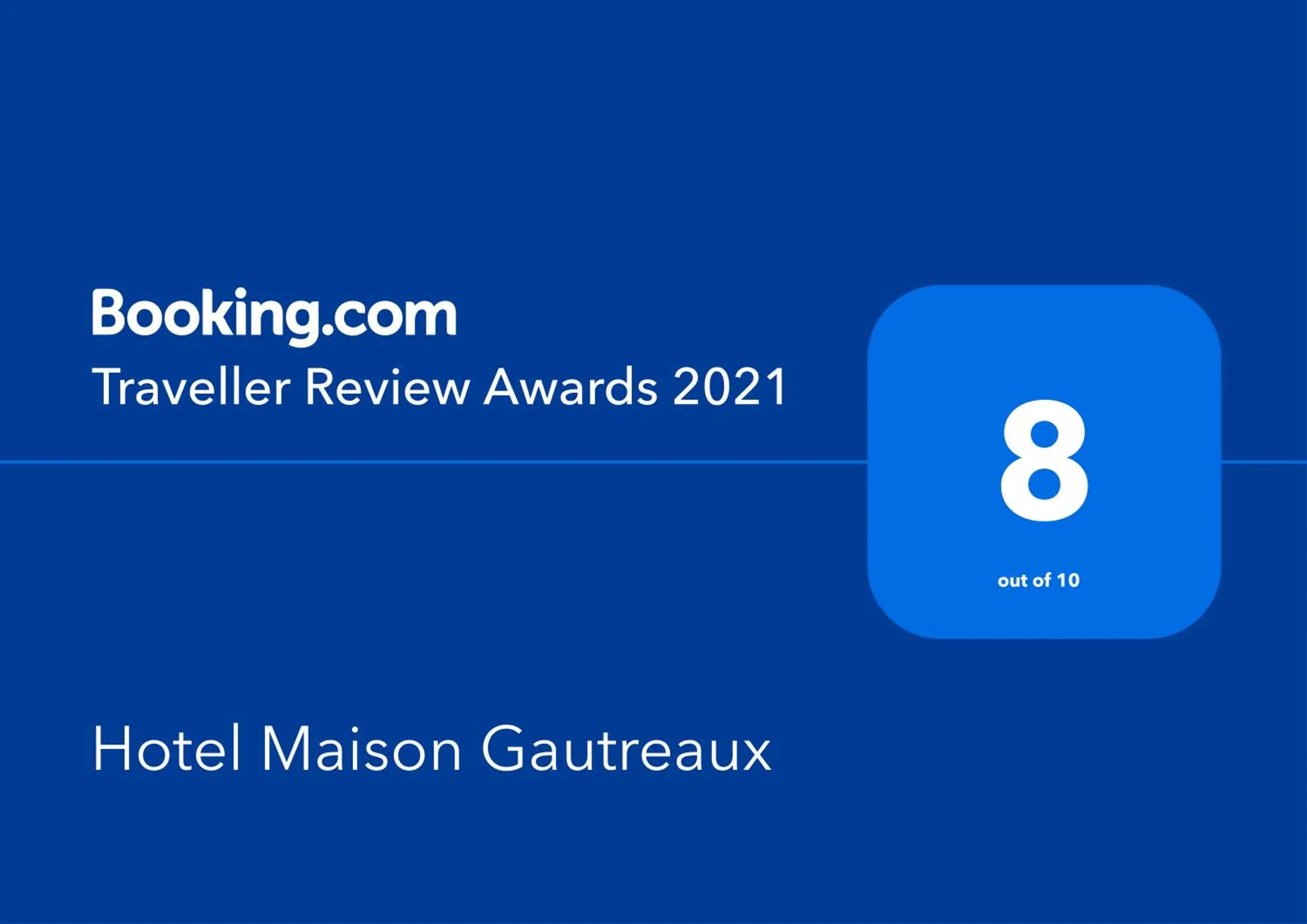 Logo/Certificate/Sign/Award in Hotel Maison Gautreaux
