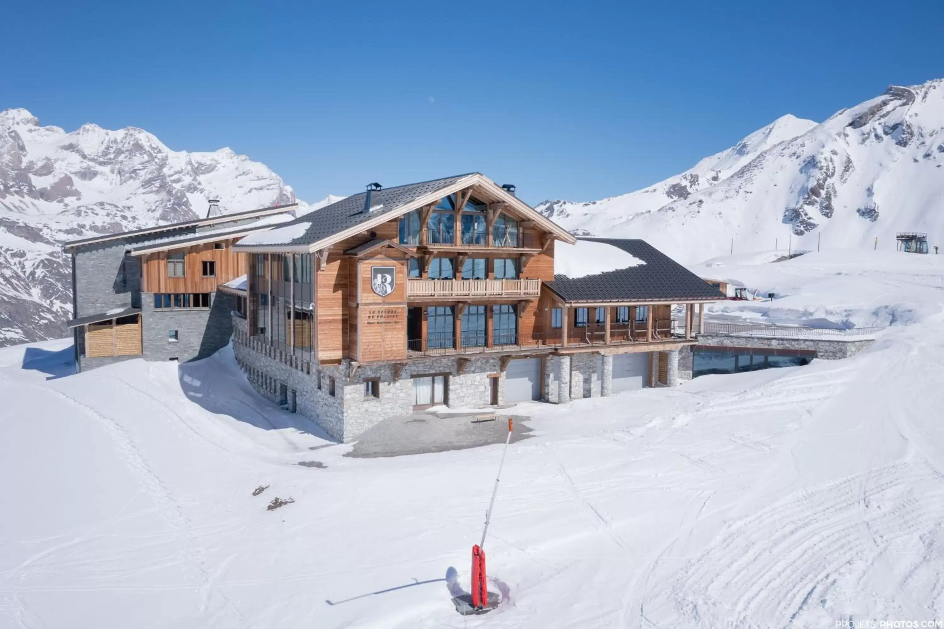 Winter in Le Refuge de Solaise - 2551 m Altitude