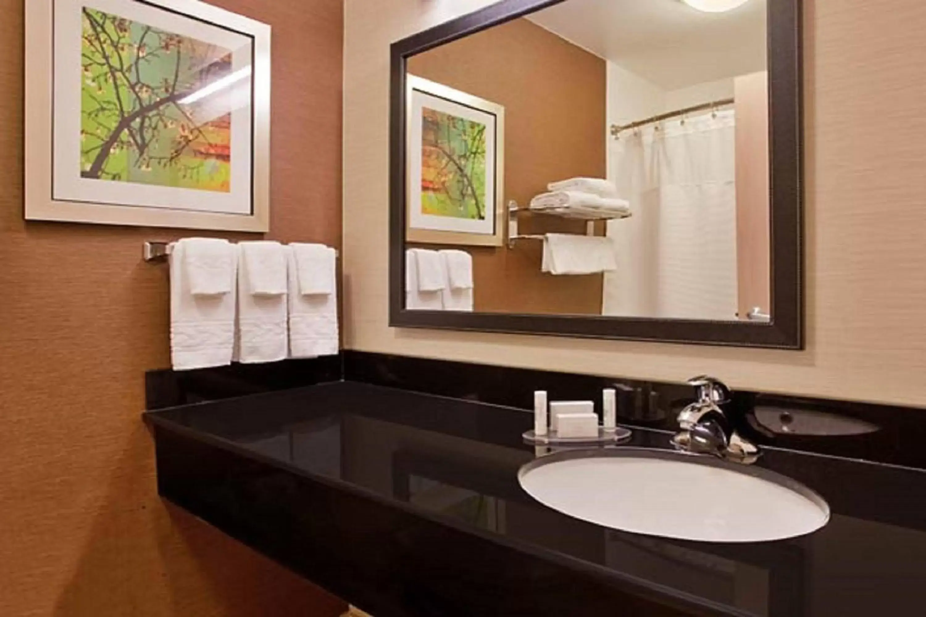 Bathroom in Fairfield Inn and Suites by Marriott Tulsa Southeast/Crossroads Village