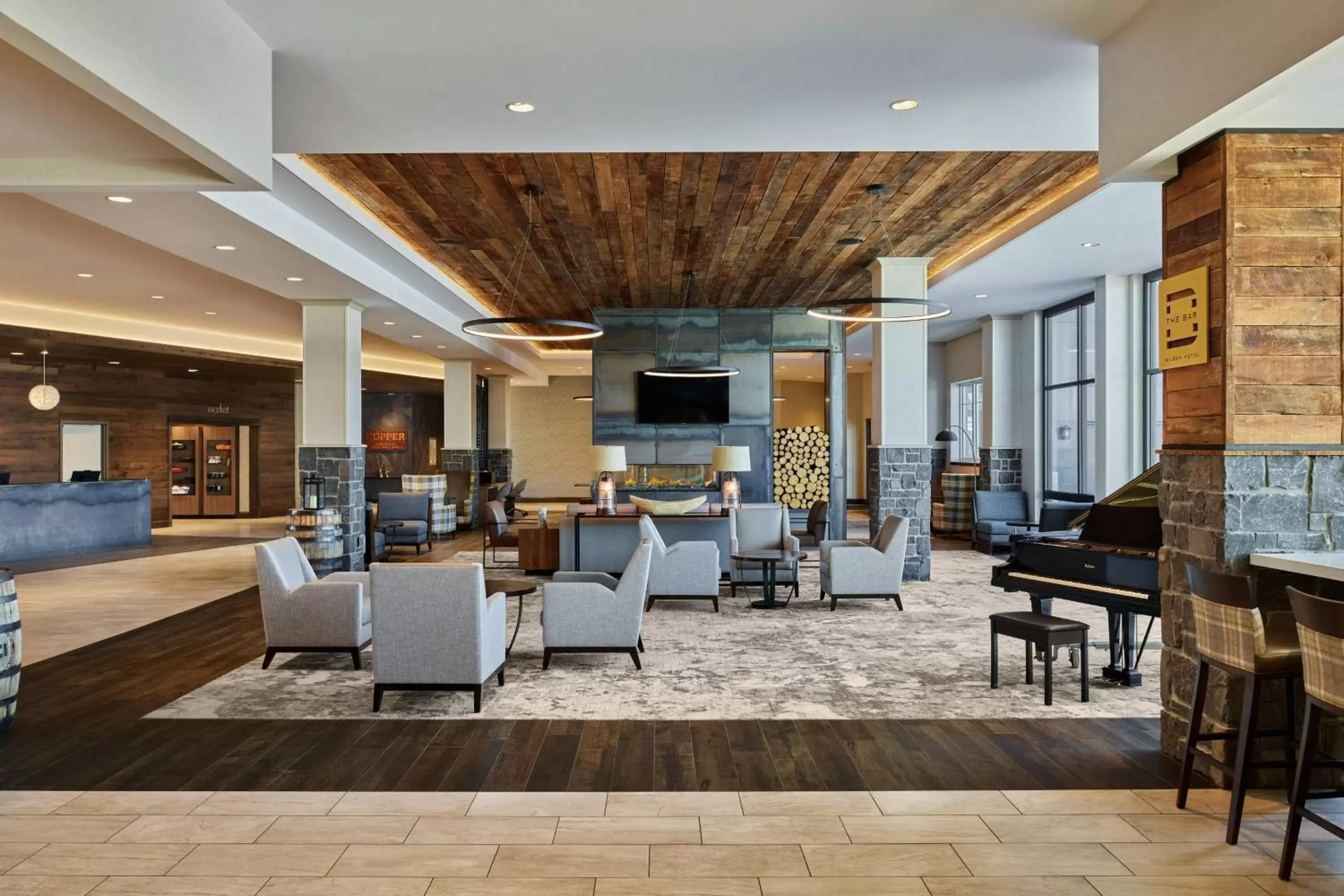 Lobby or reception in Residence Inn by Marriott Big Sky/The Wilson Hotel