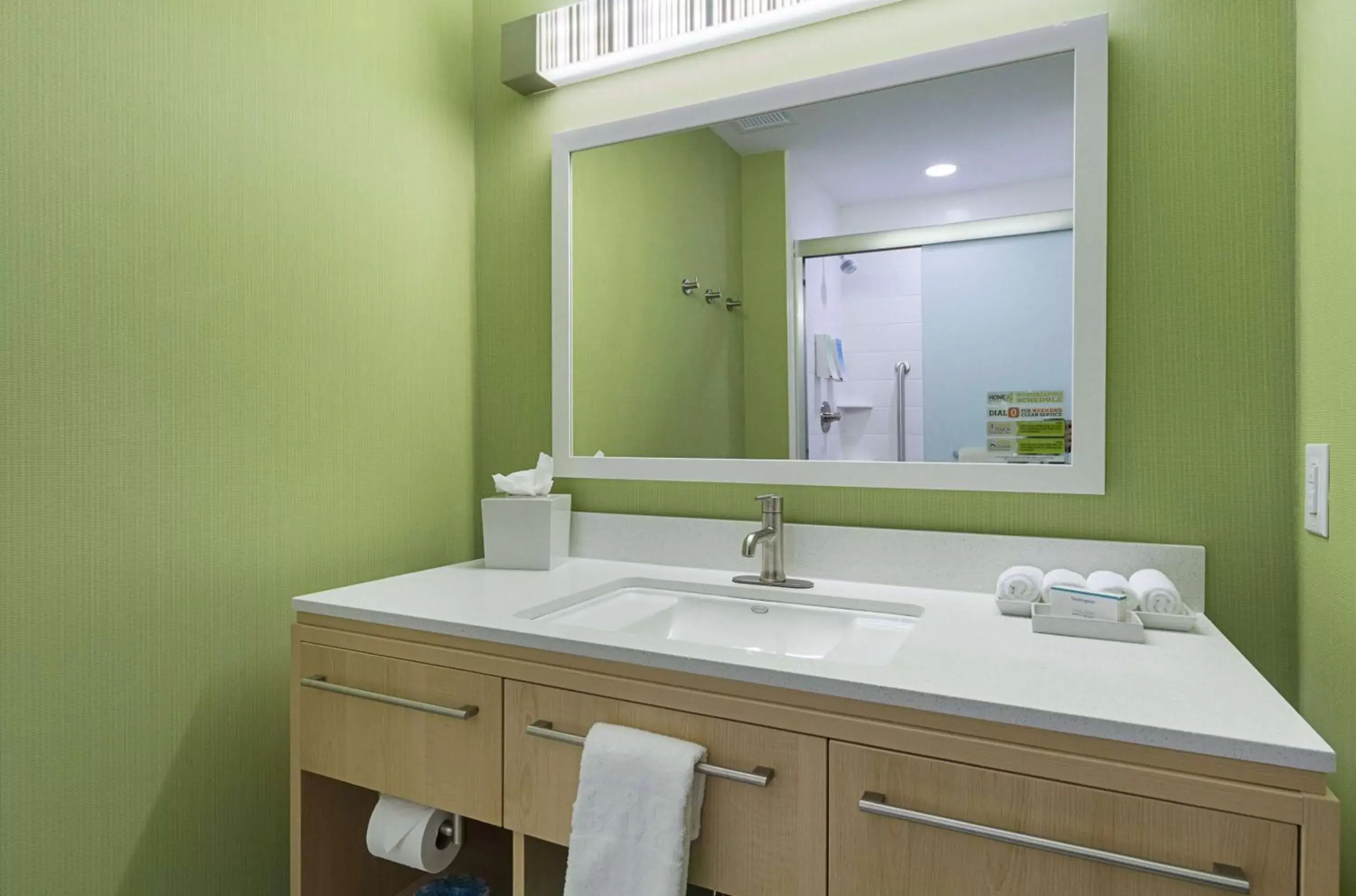 Bathroom in Home2 Suites By Hilton Dallas Grand Prairie