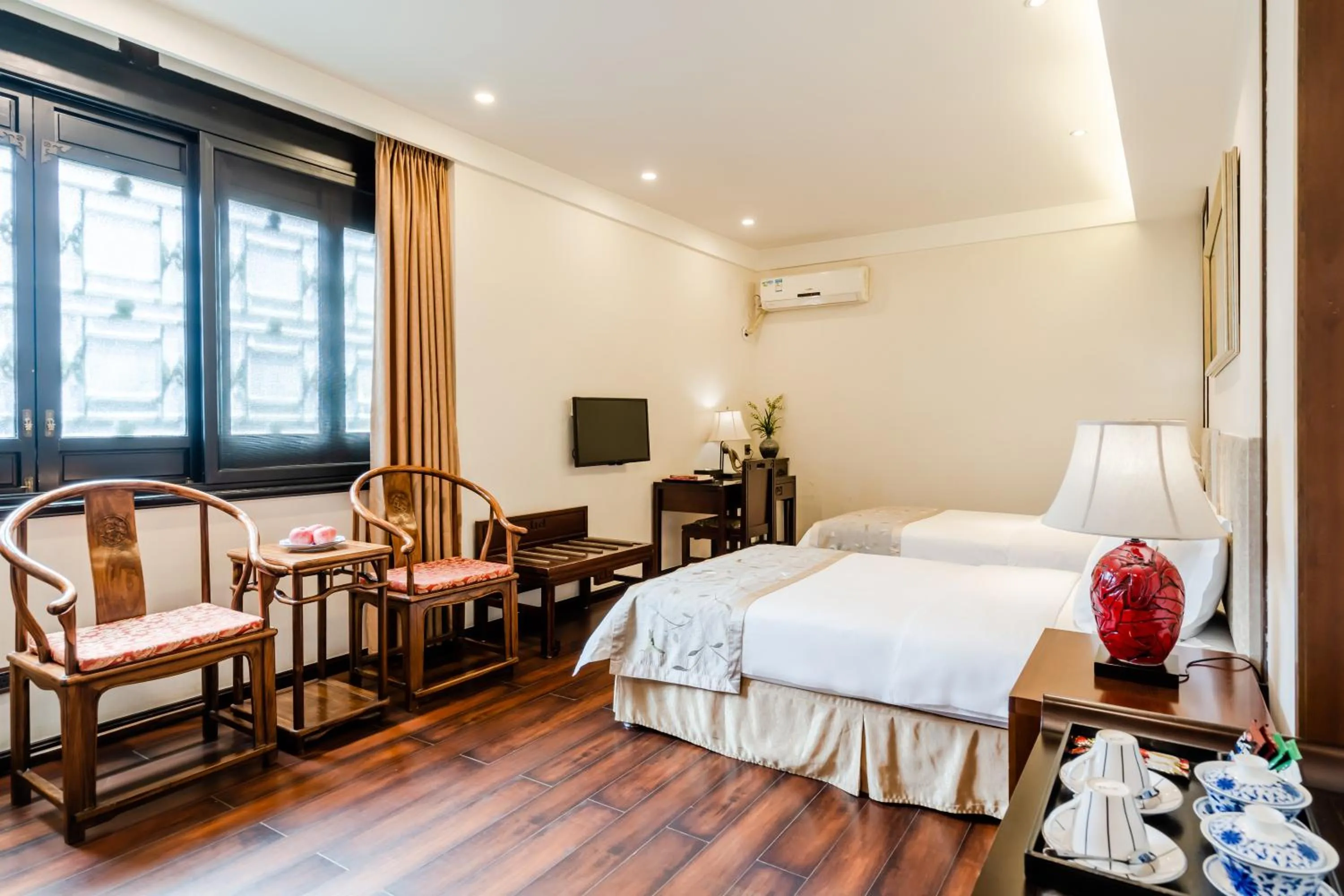 Bed in Buddha Zen Hotel