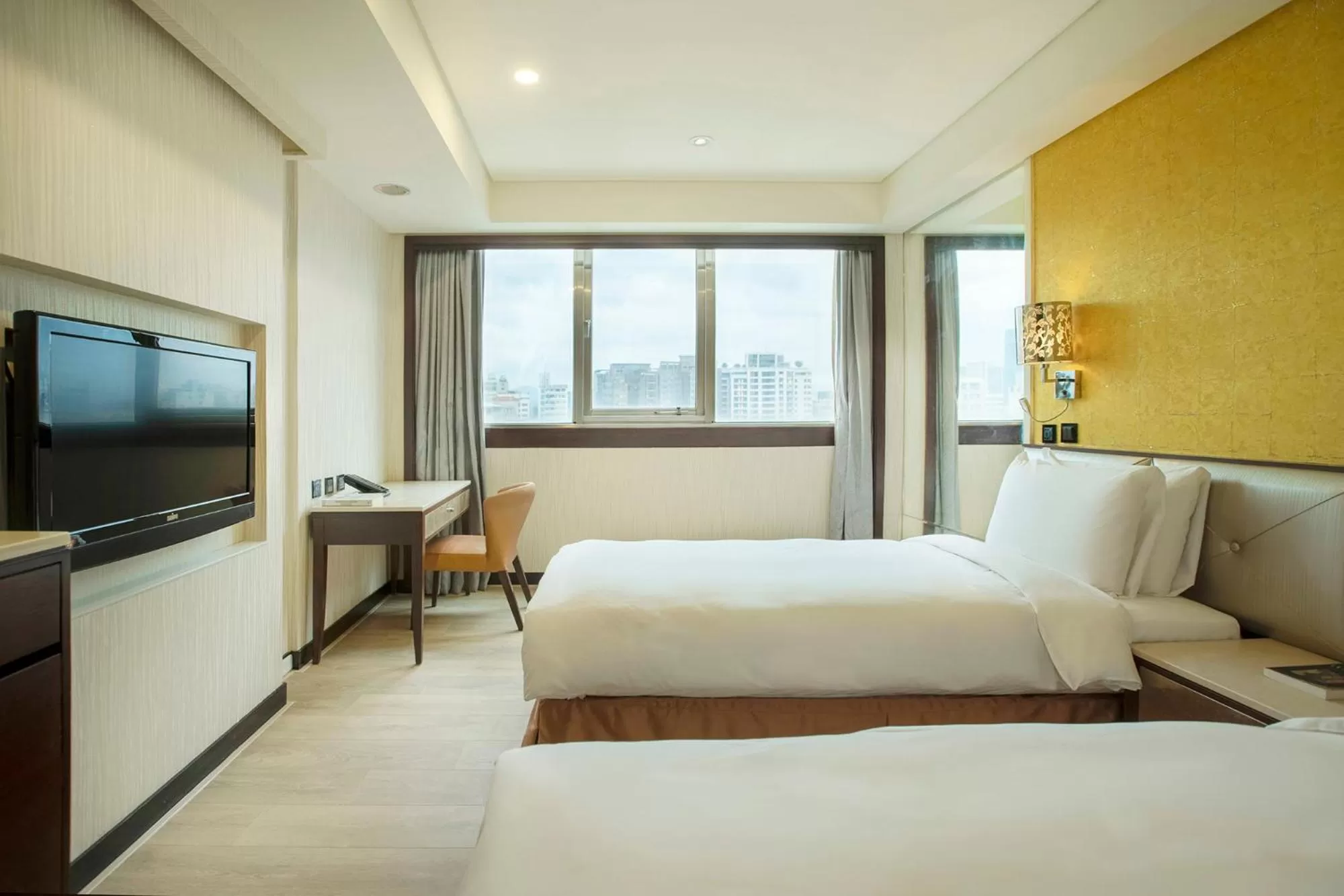 Bed in Hej Taipei Arena Hotel