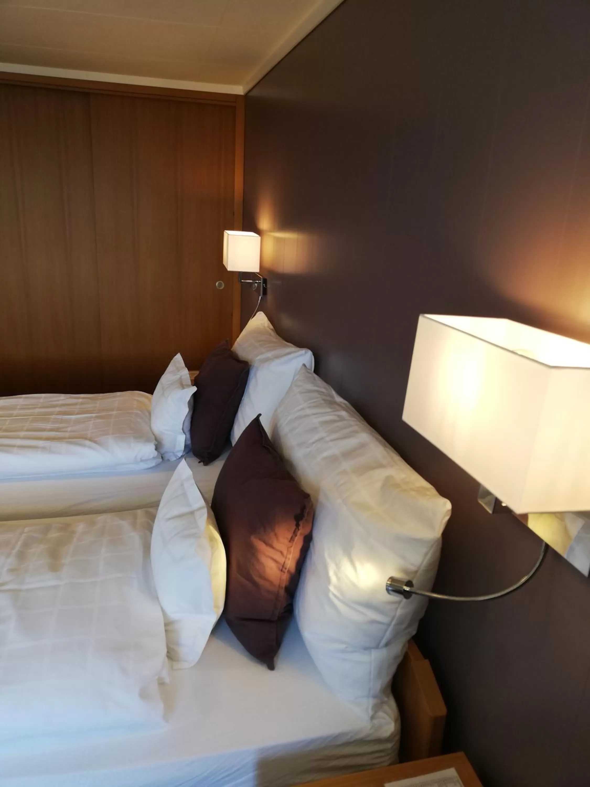 Bed in Hotel Friedheim